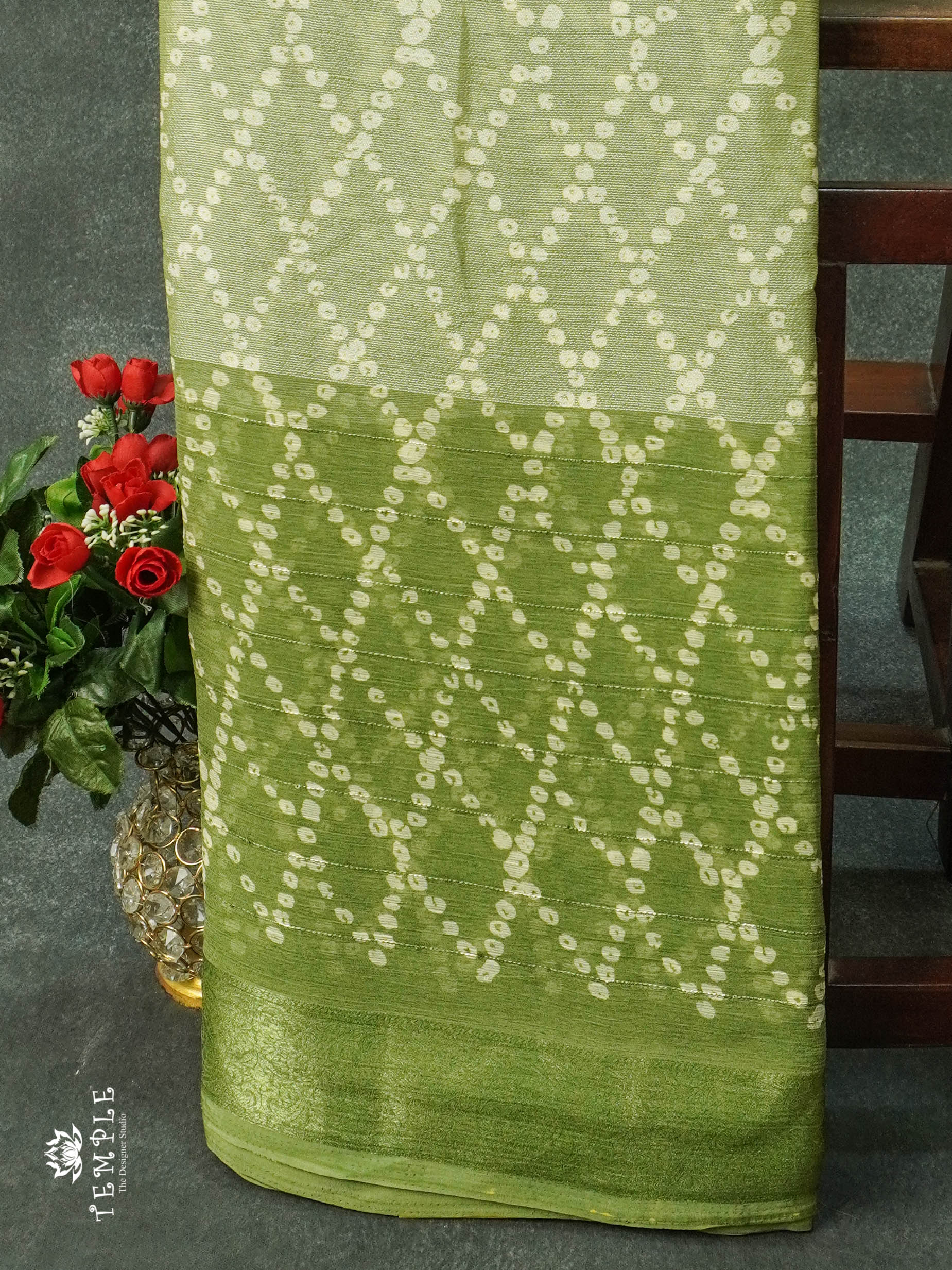 Printed Brasso Saree | TTDS1079