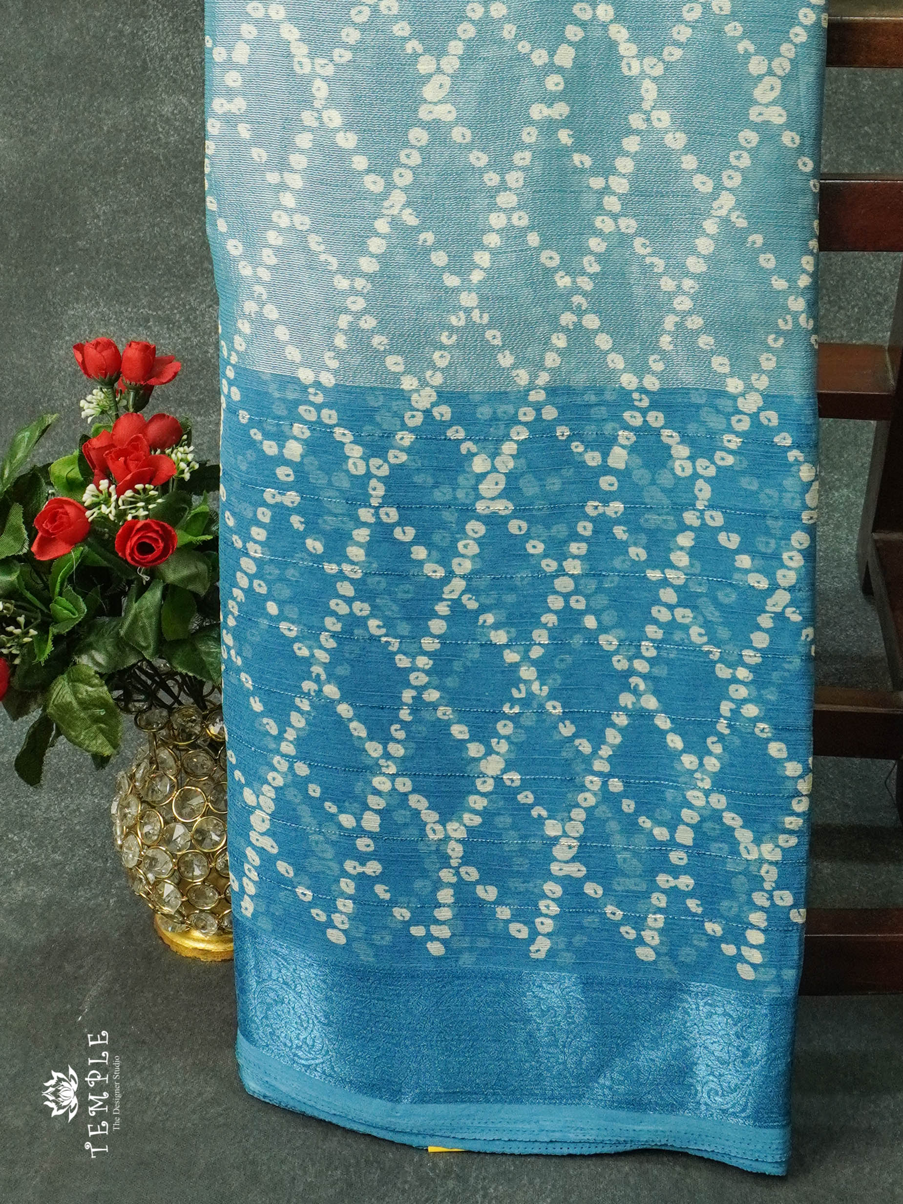 Printed Brasso Saree | TTDS1079