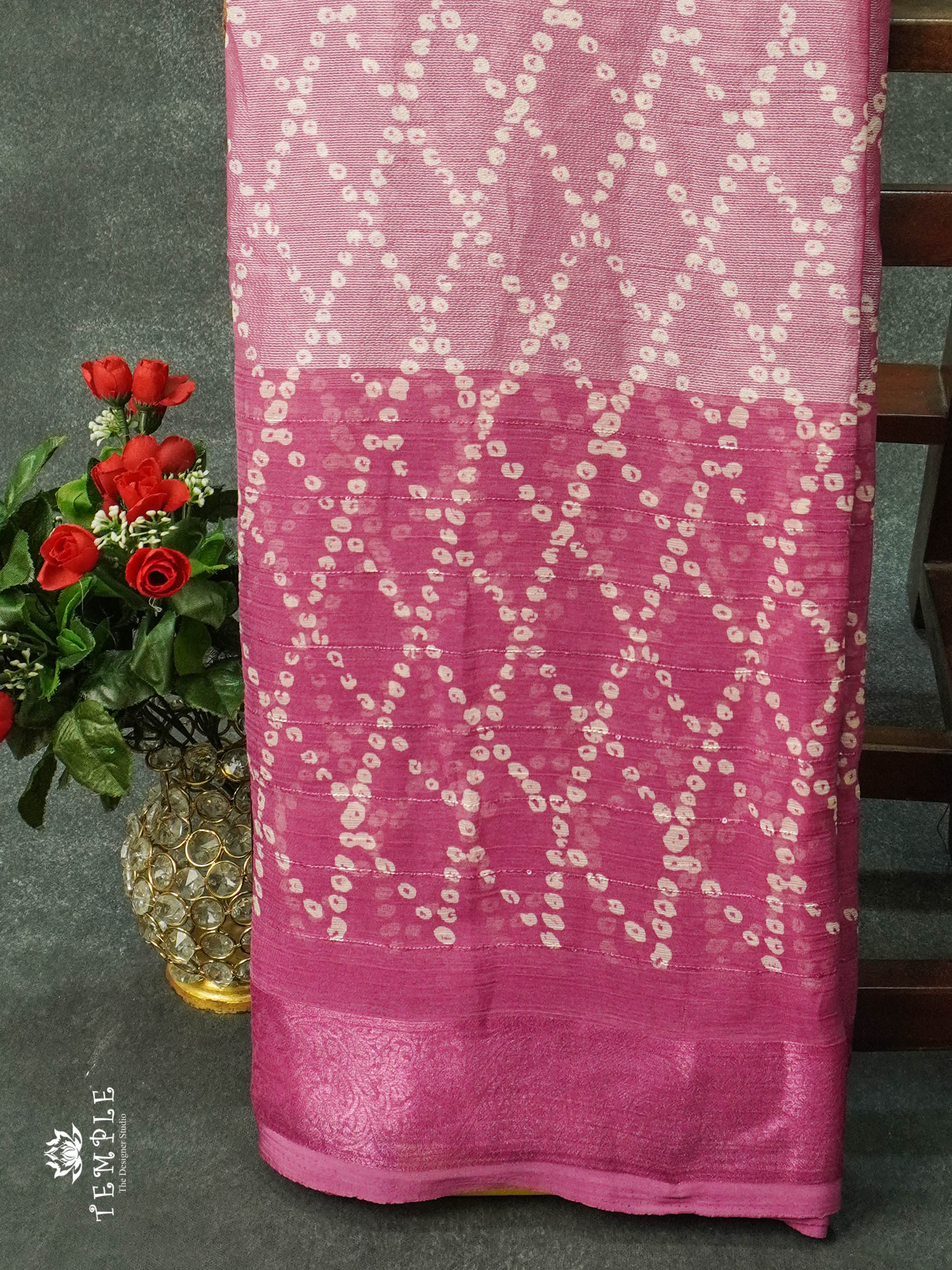 Printed Brasso Saree | TTDS1079