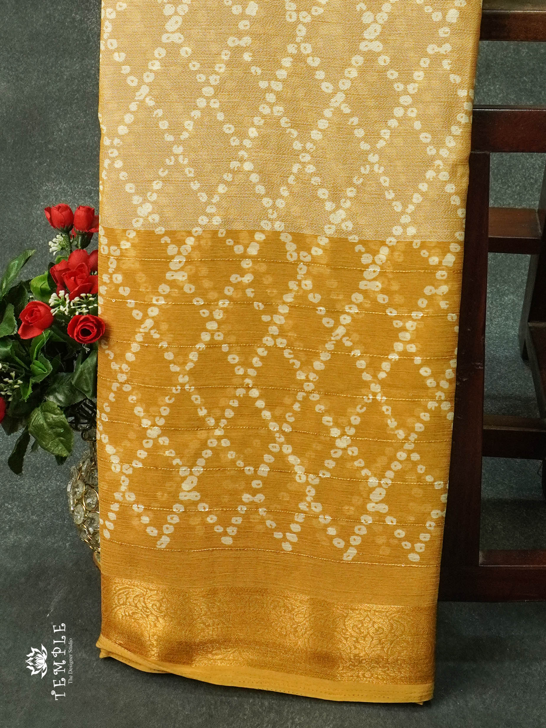 Printed Brasso Saree | TTDS1079