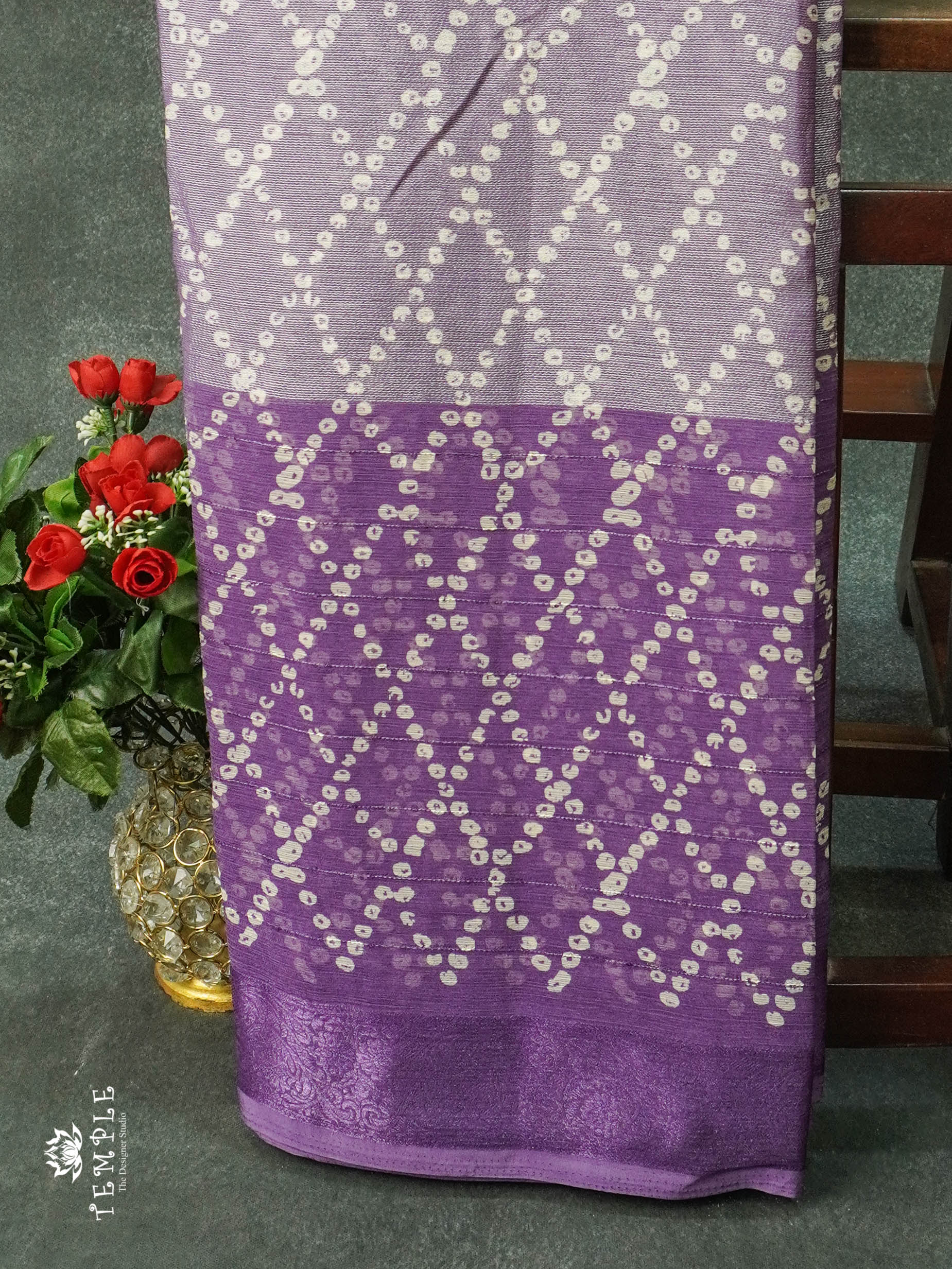 Printed Brasso Saree | TTDS1079