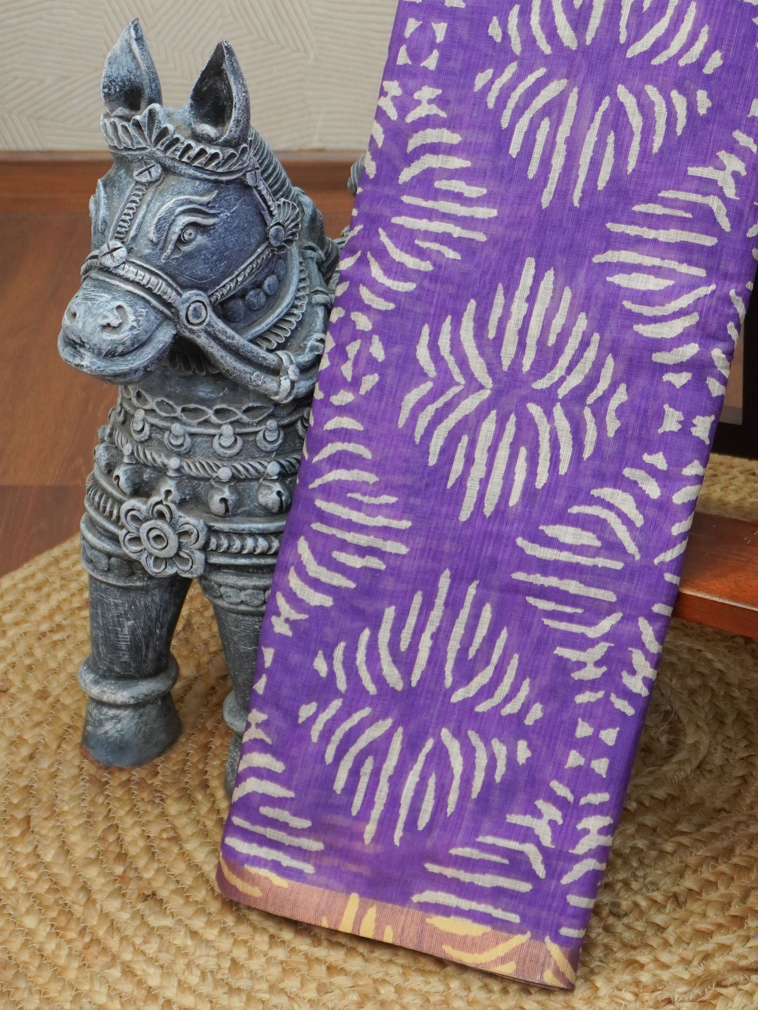 Linen Cotton Saree | TTDS3350