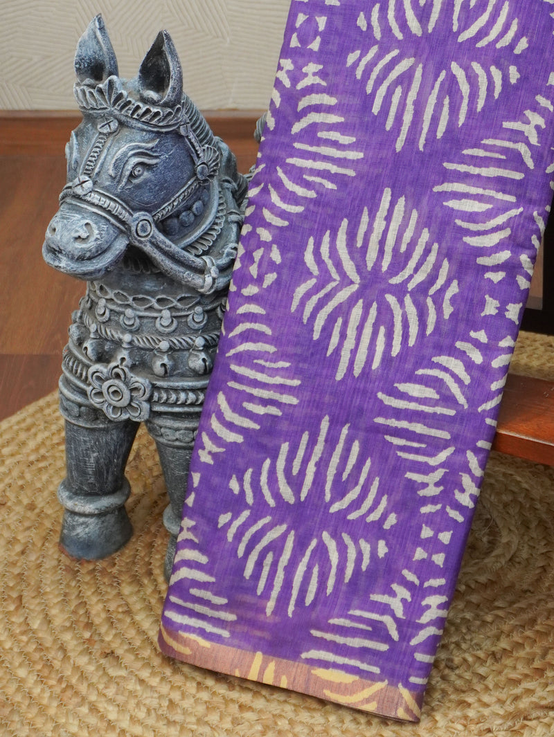 Linen Cotton Saree | TTDS3350