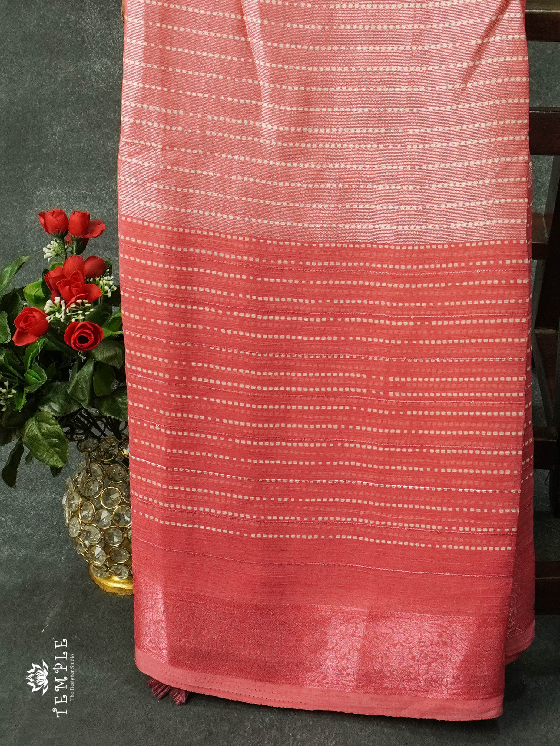 Printed Brasso Saree | TTDS1078