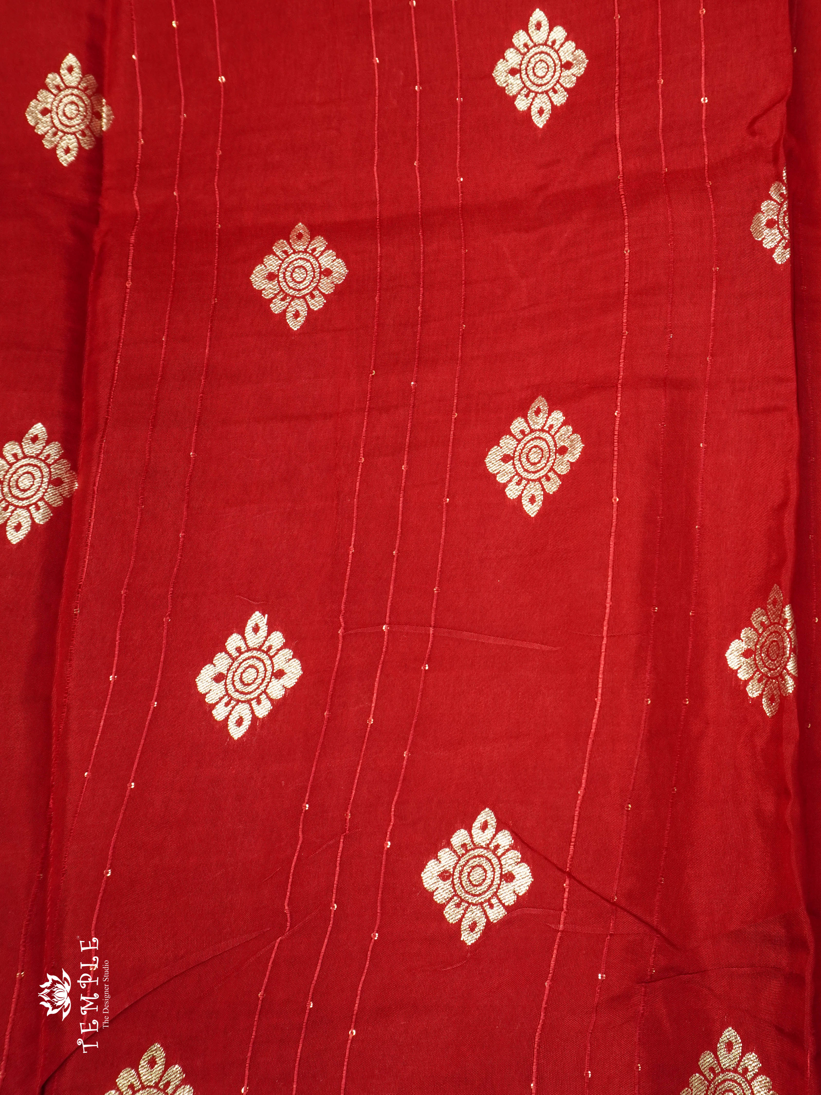 Chinon Viscose Silk Saree |  TTDS1076 | Special Sale