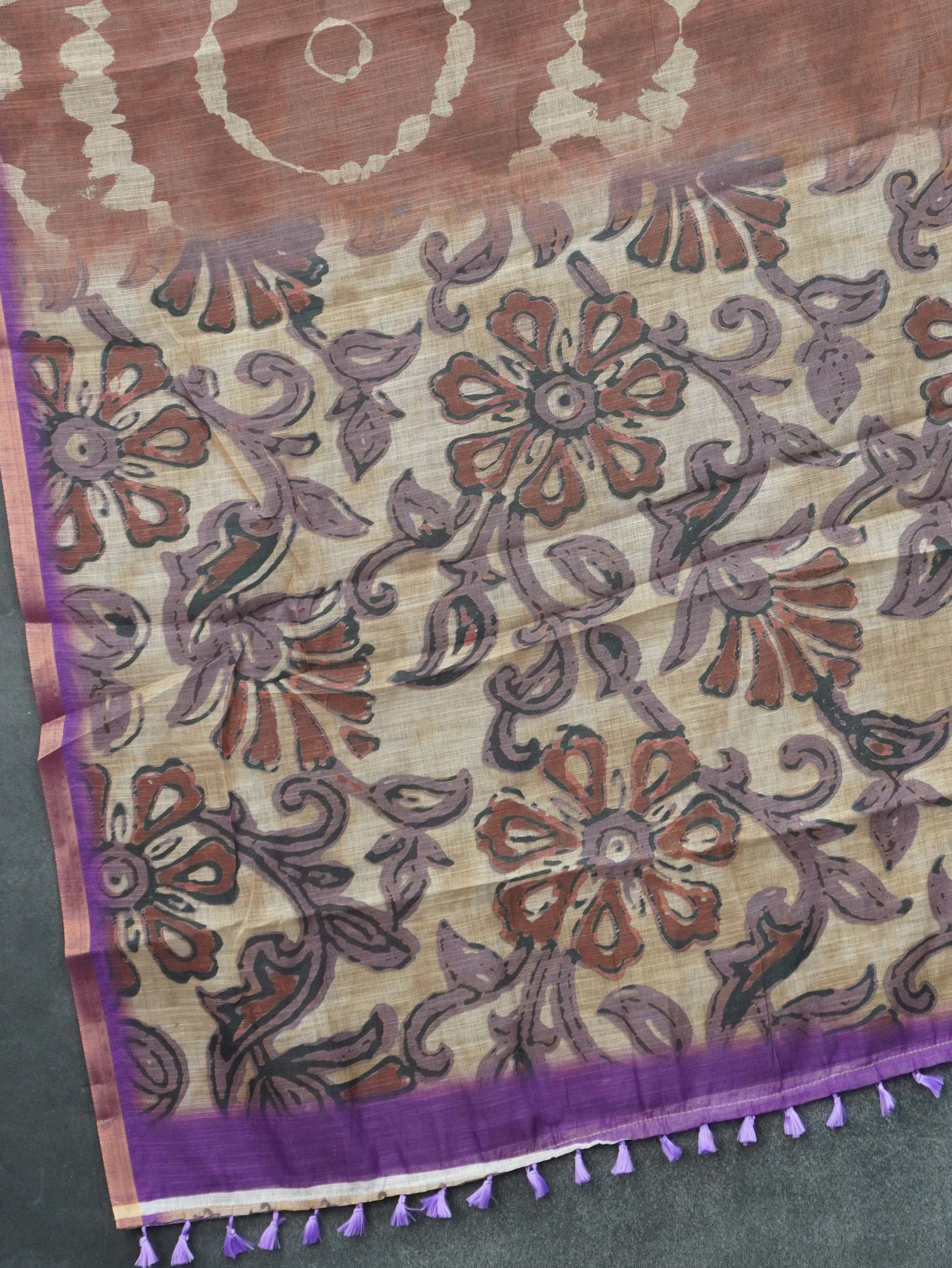 Chanderi Cotton Saree | TTDS3343
