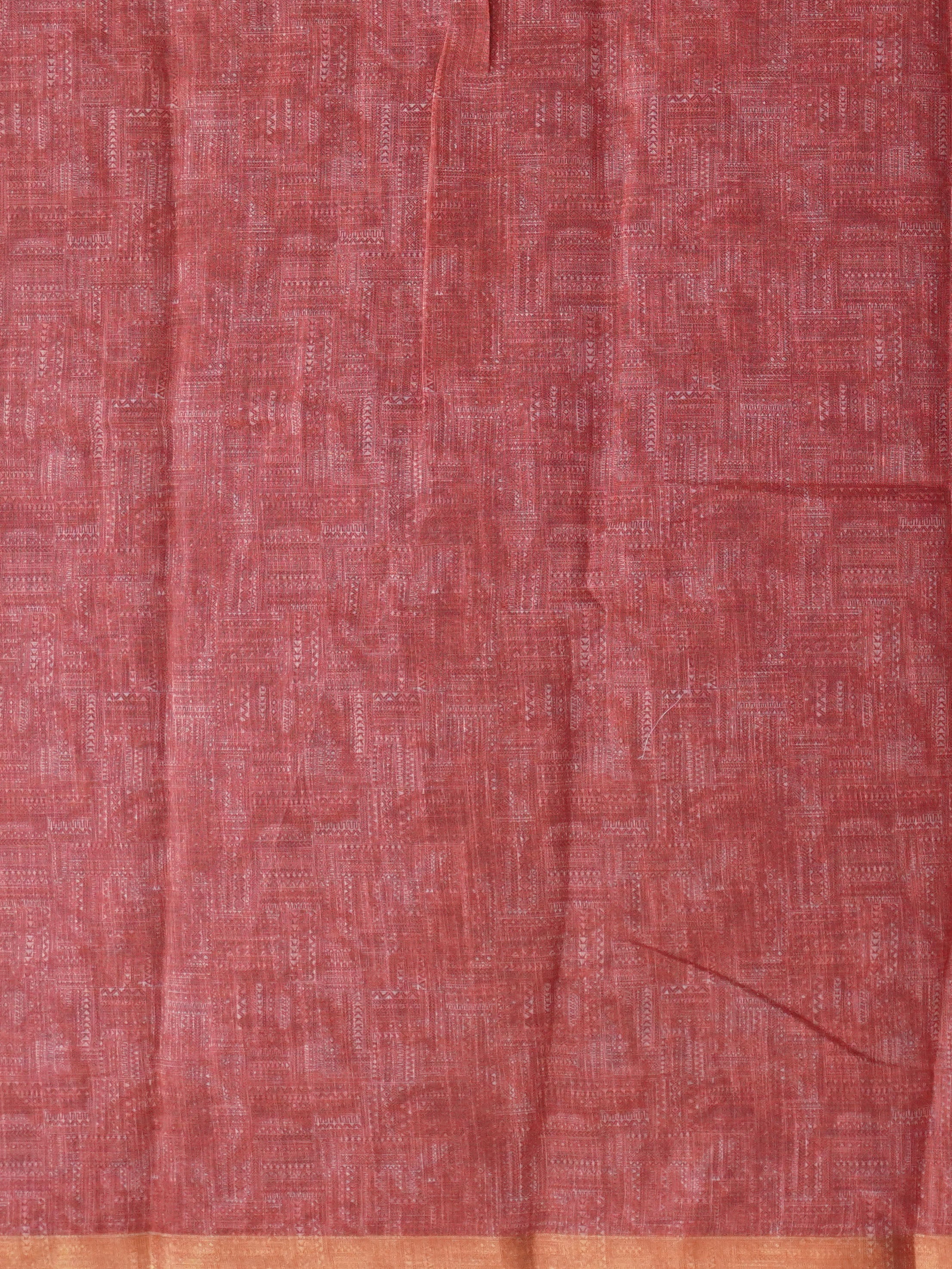 Linen Cotton Saree | TTDS3351