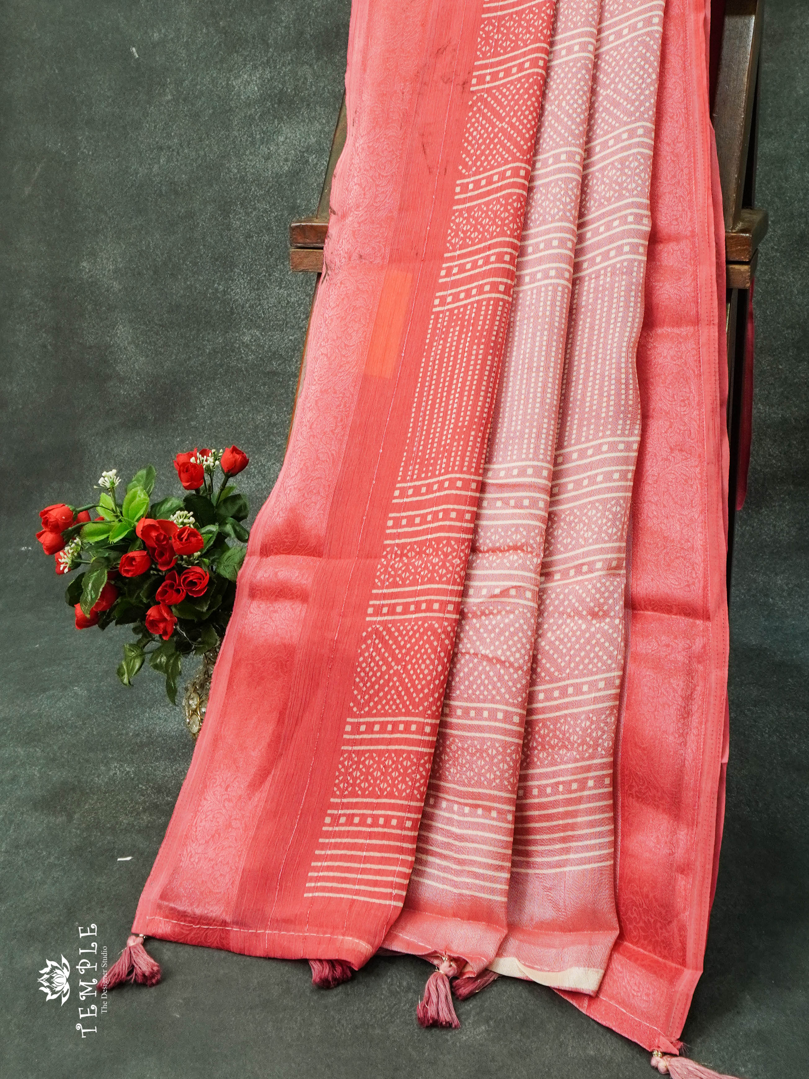 Printed Brasso Saree | TTDS1078