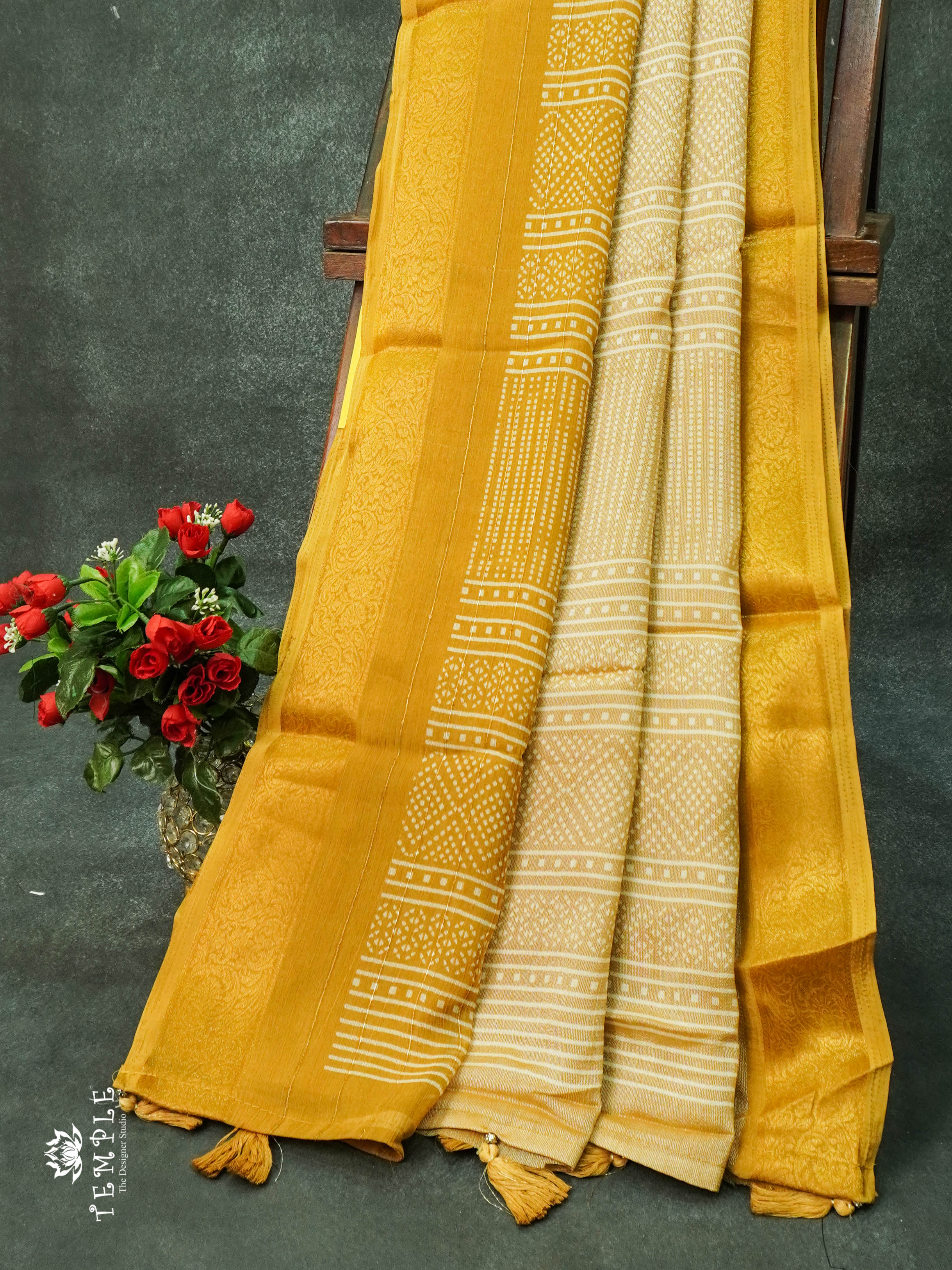 Printed Brasso Saree | TTDS1078