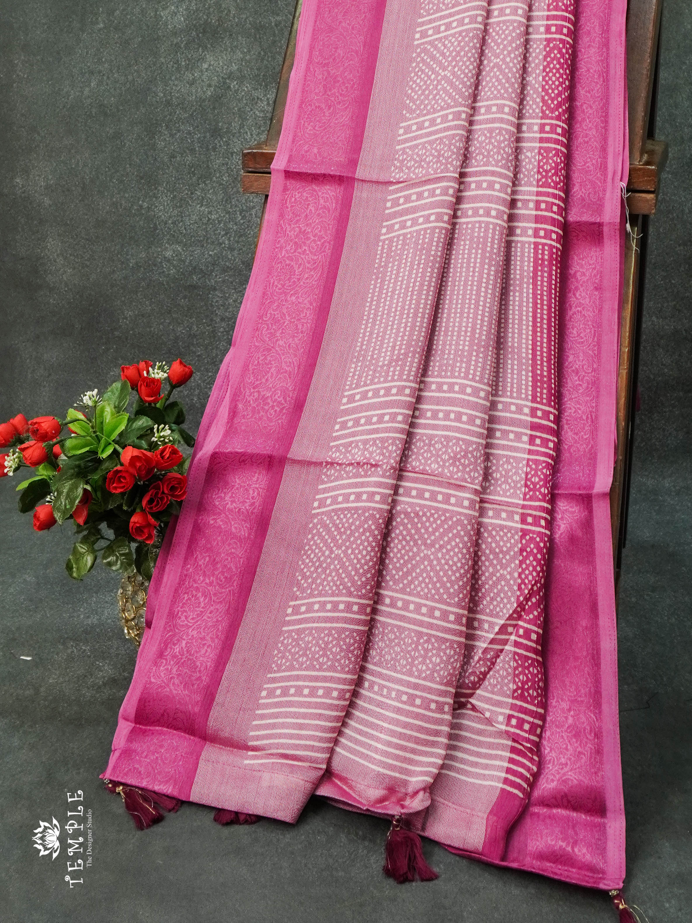 Printed Brasso Saree | TTDS1078