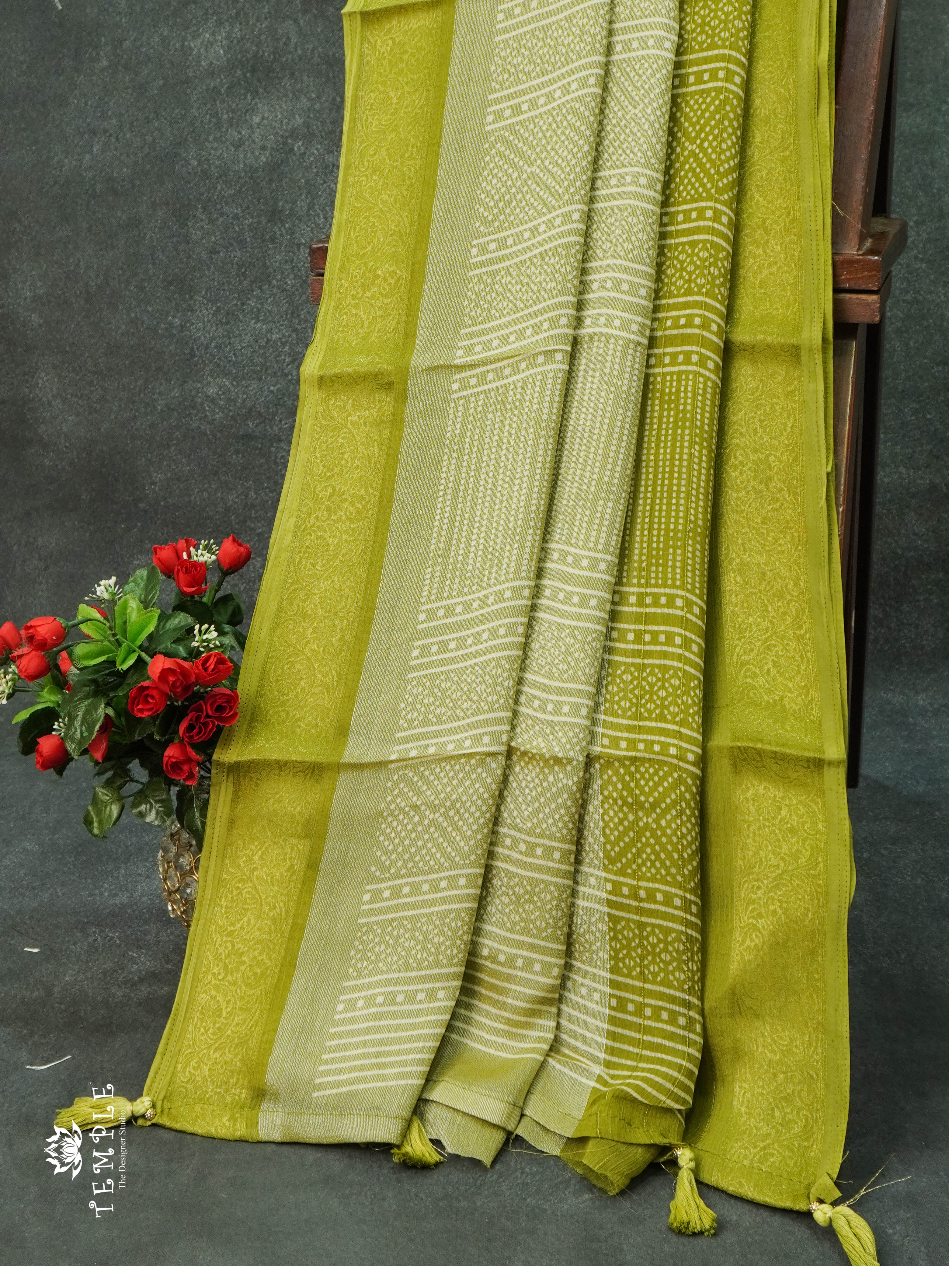 Printed Brasso Saree | TTDS1078