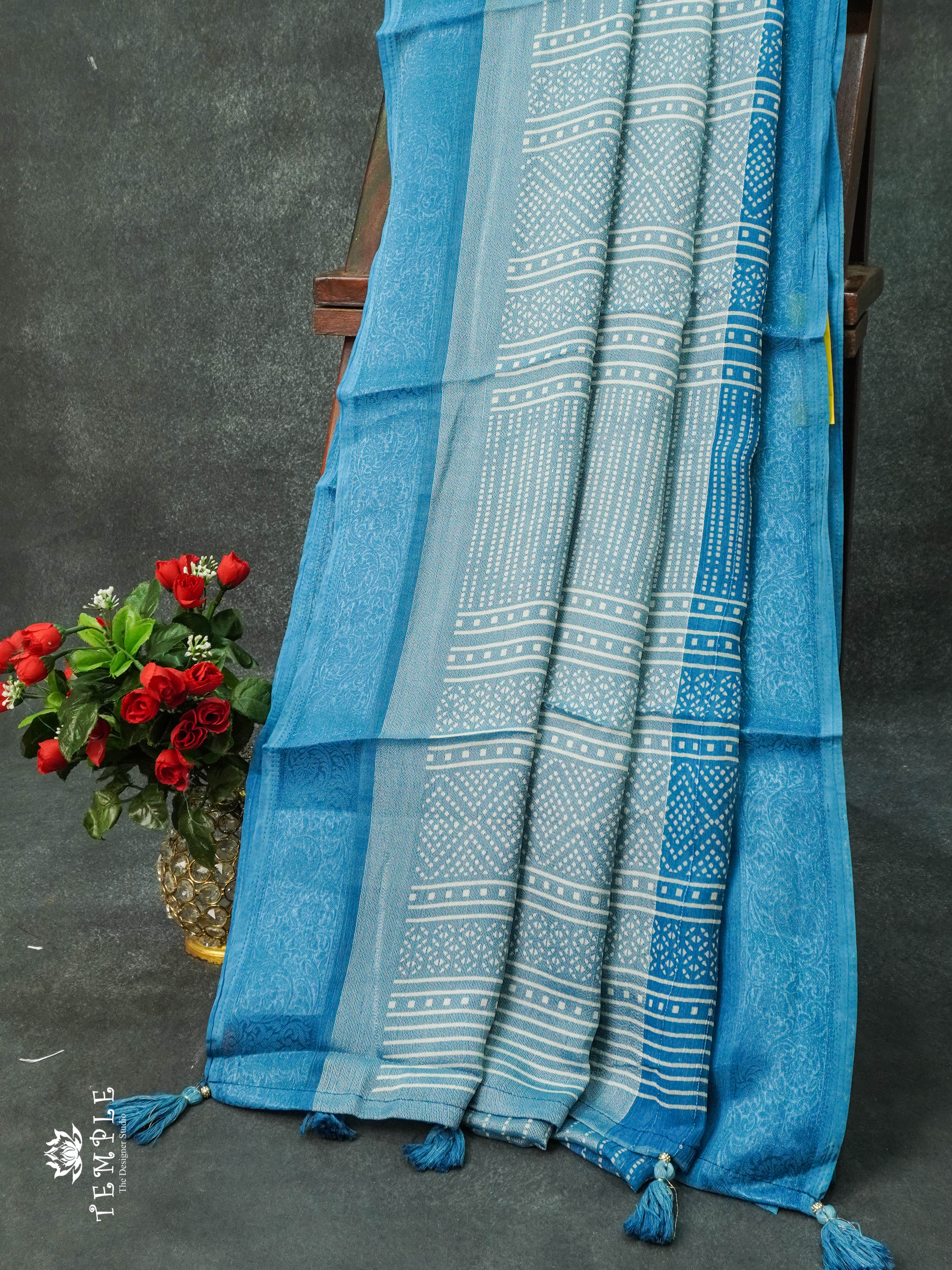 Printed Brasso Saree | TTDS1078