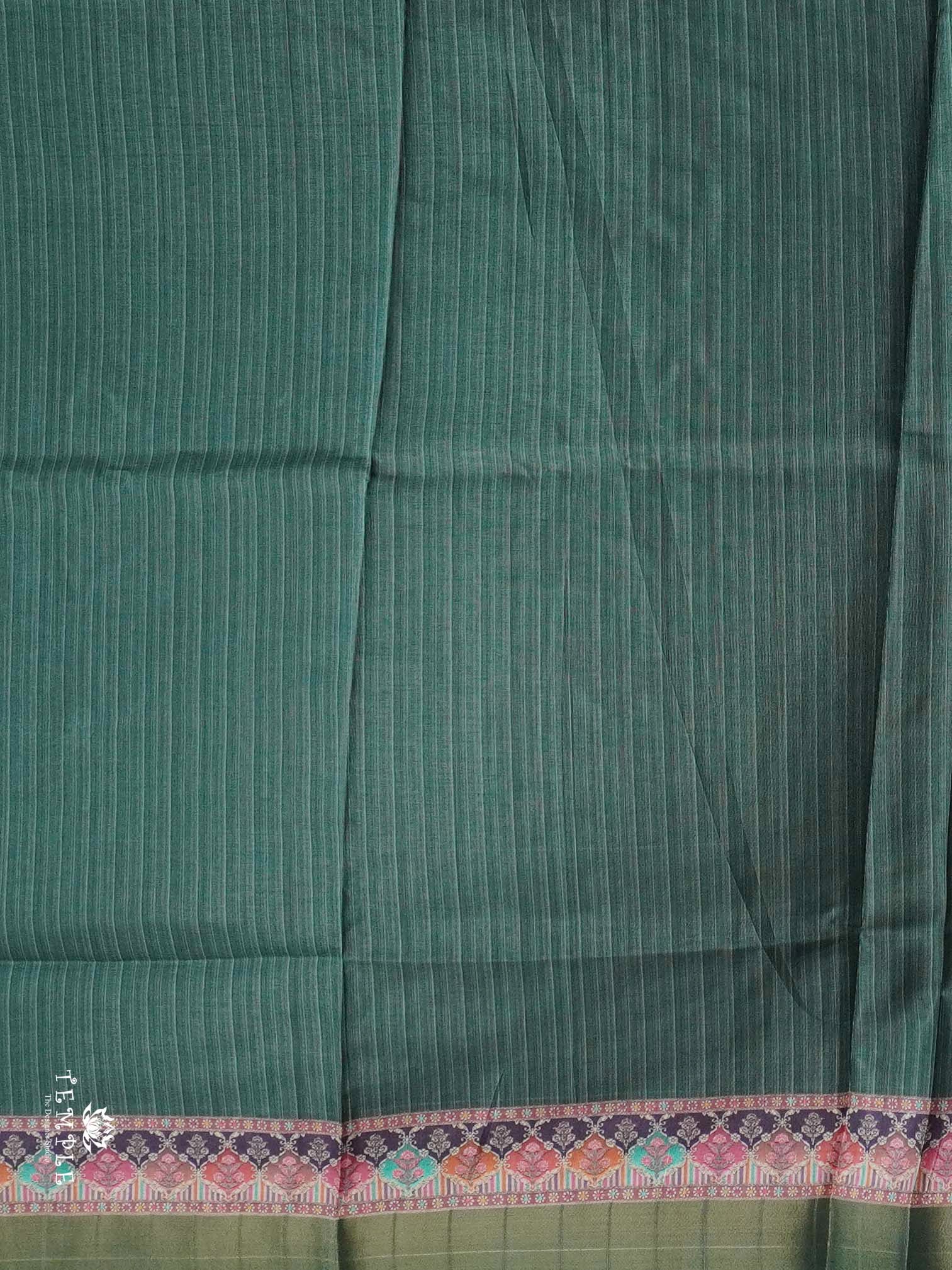 Printed Tussar Silk Saree | TTDS2442