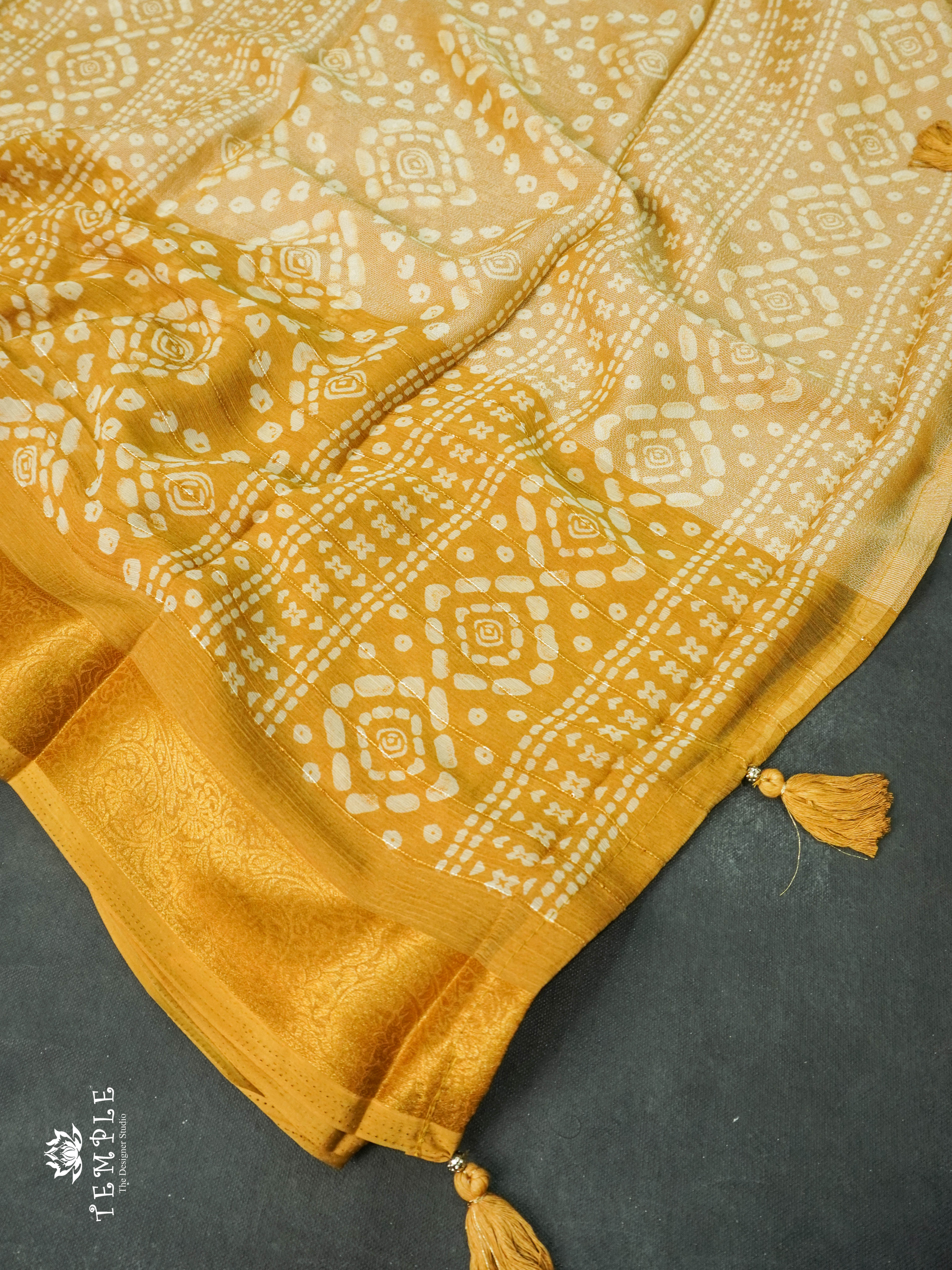 Printed Brasso Saree | TTDS1079