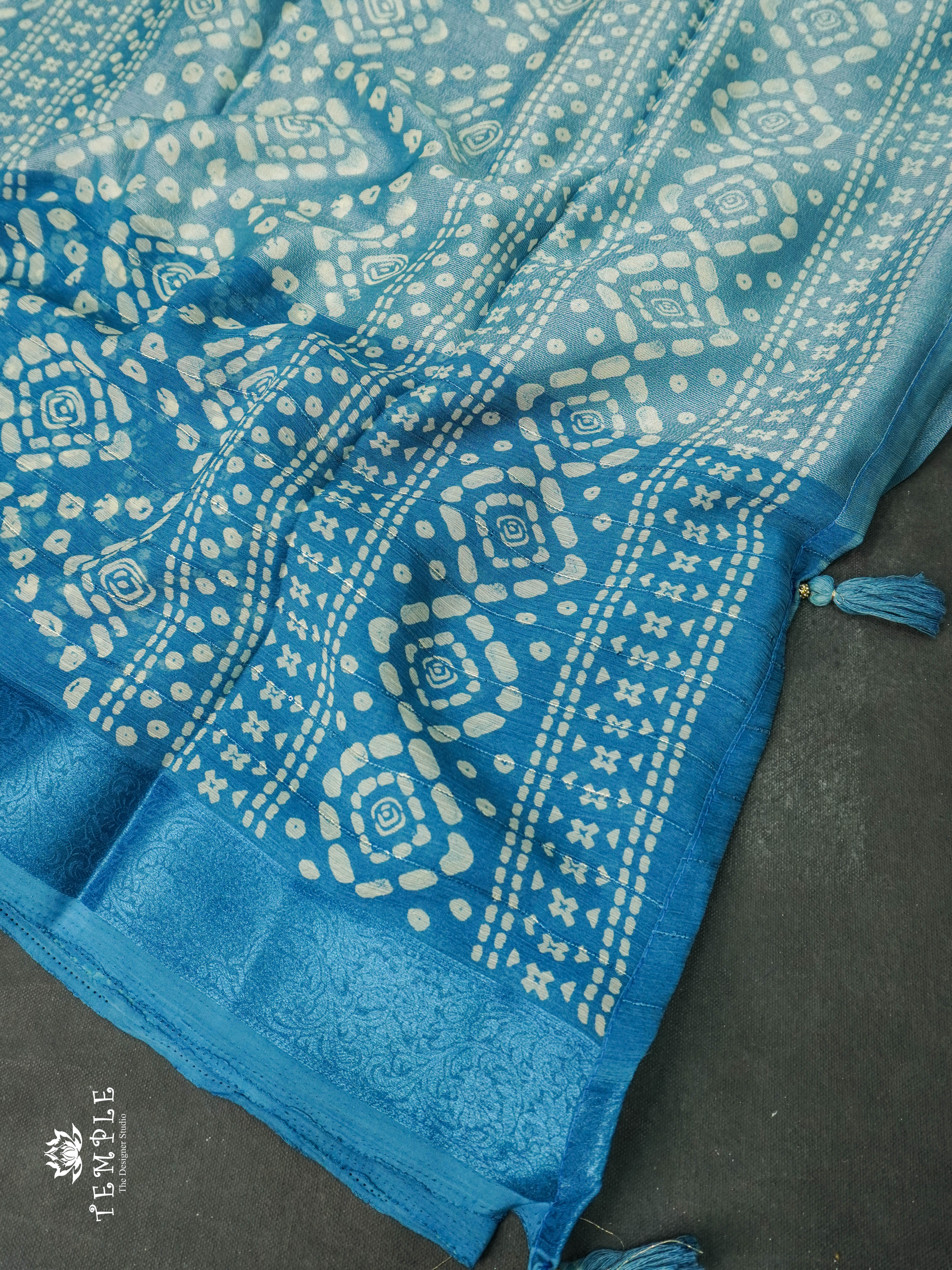 Printed Brasso Saree | TTDS1079