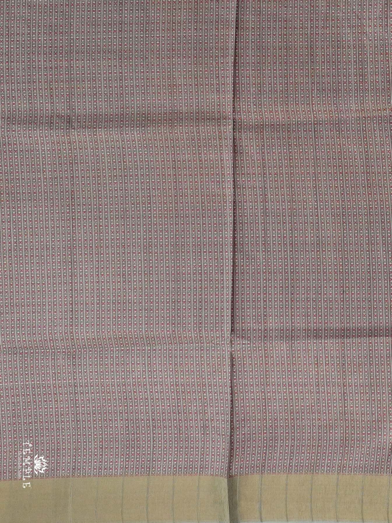 Printed Tussar Saree | TTDS2485