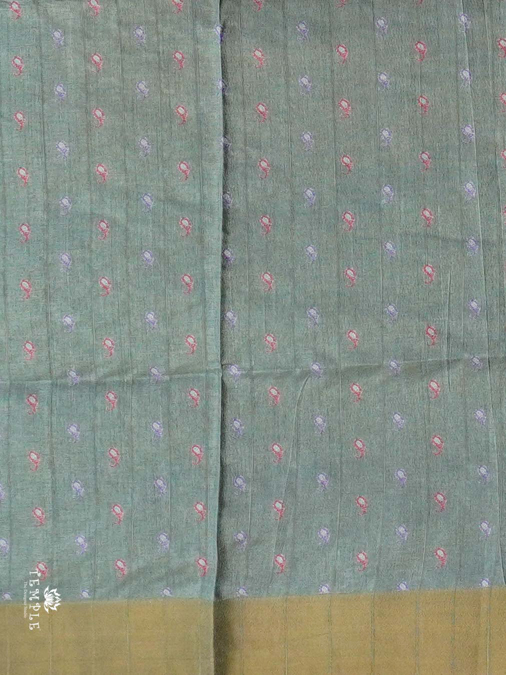 Floral Design Tussar Silk Saree | TTDS2446