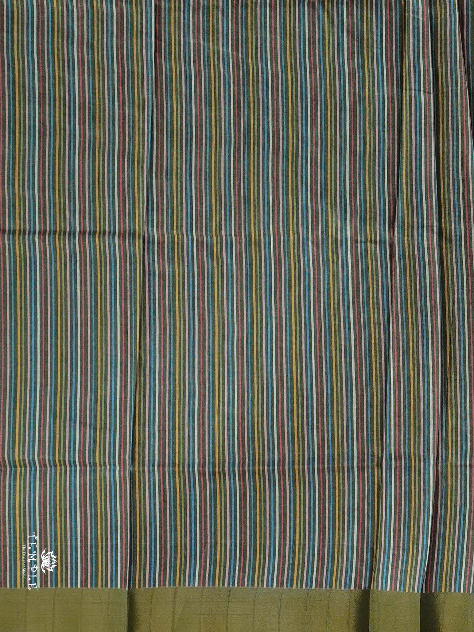 Printed Tussar Silk Saree | TTDS2443
