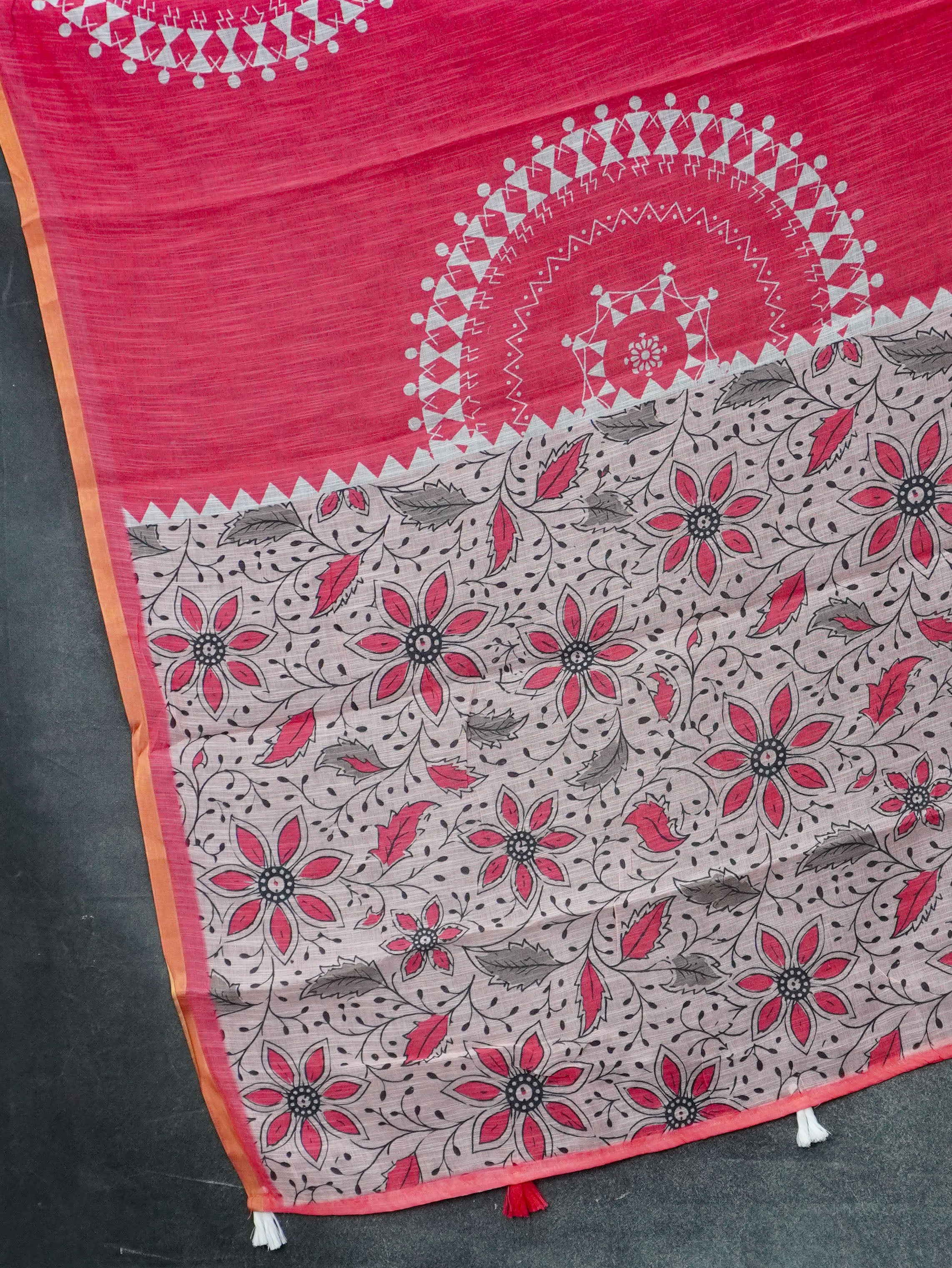 Chanderi Cotton Saree | TTDS3337