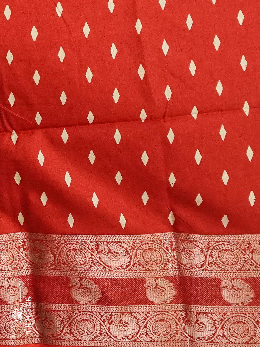 Dola Jacquard Saree (Floral Print) | TTDS1081