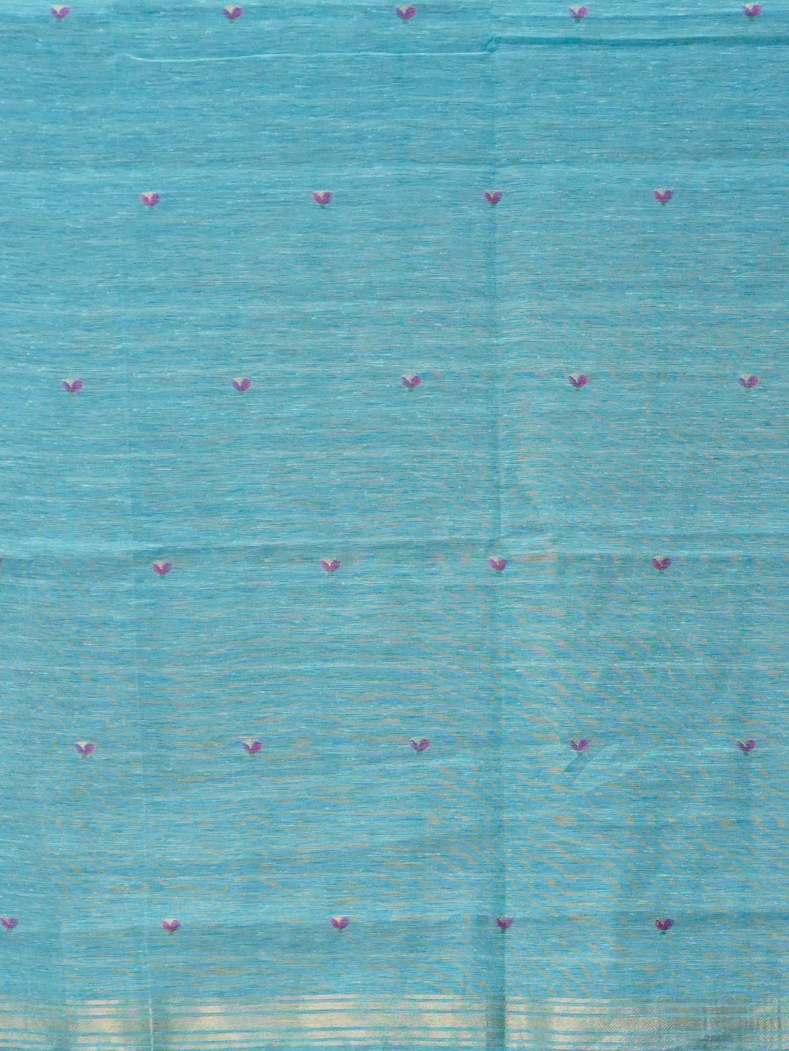 Linen Cotton Saree | TTDS3349