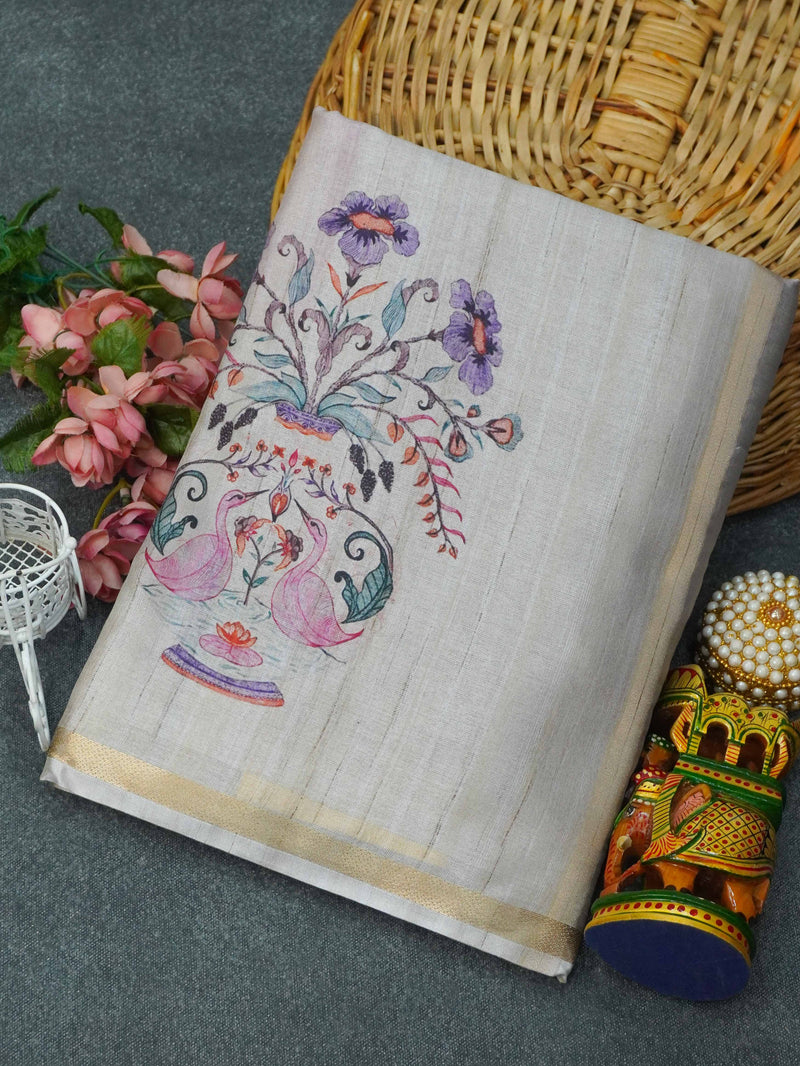 Printed Matka Saree | TTDS3366