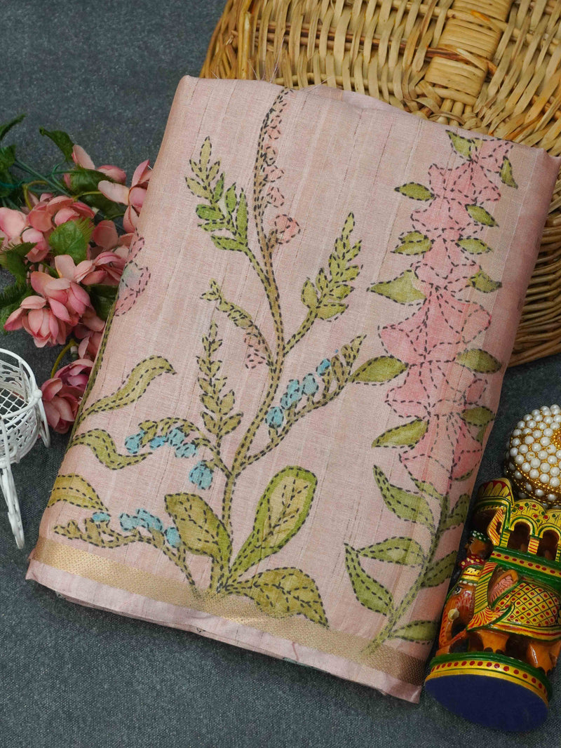 Printed Matka Saree | TTDS3367