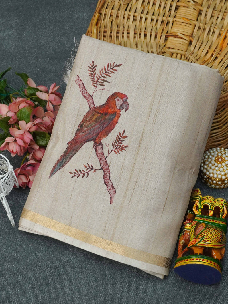 Printed Matka Saree | TTDS3389