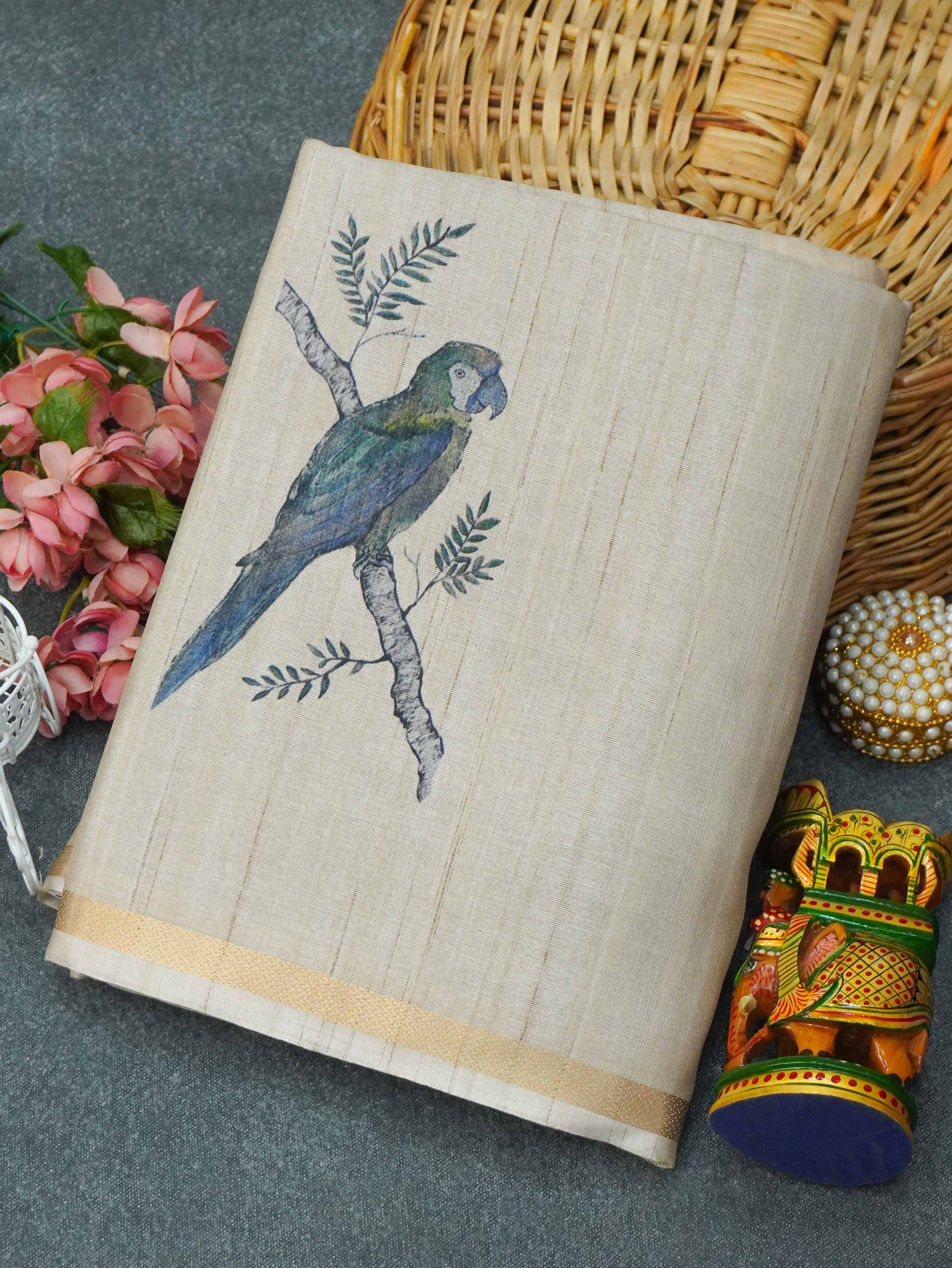 Printed Matka Saree | TTDS3389
