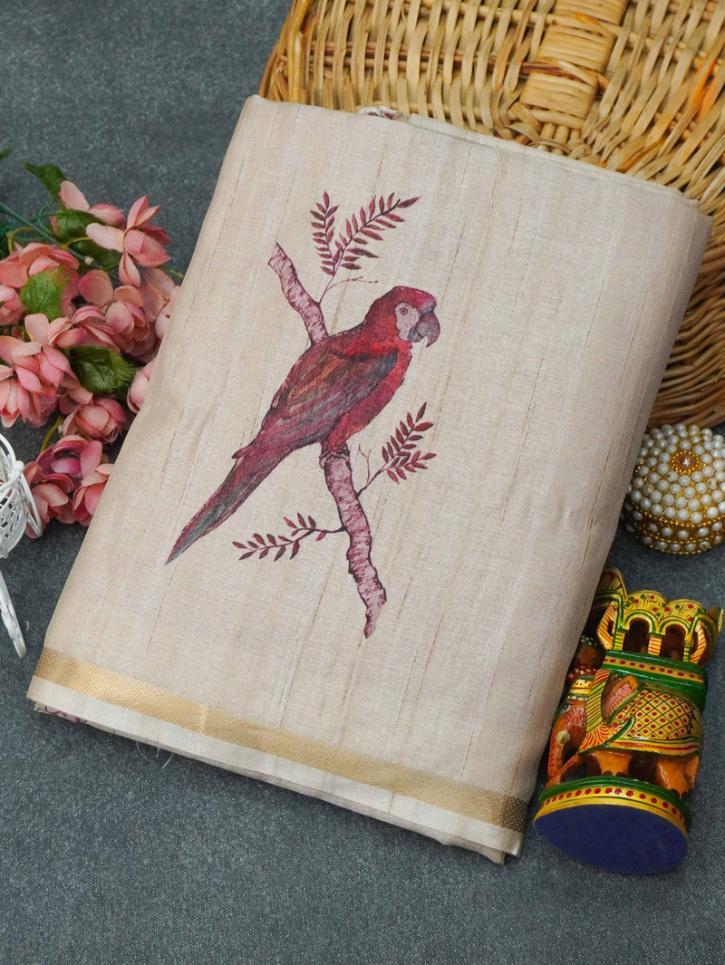 Printed Matka Saree | TTDS3389