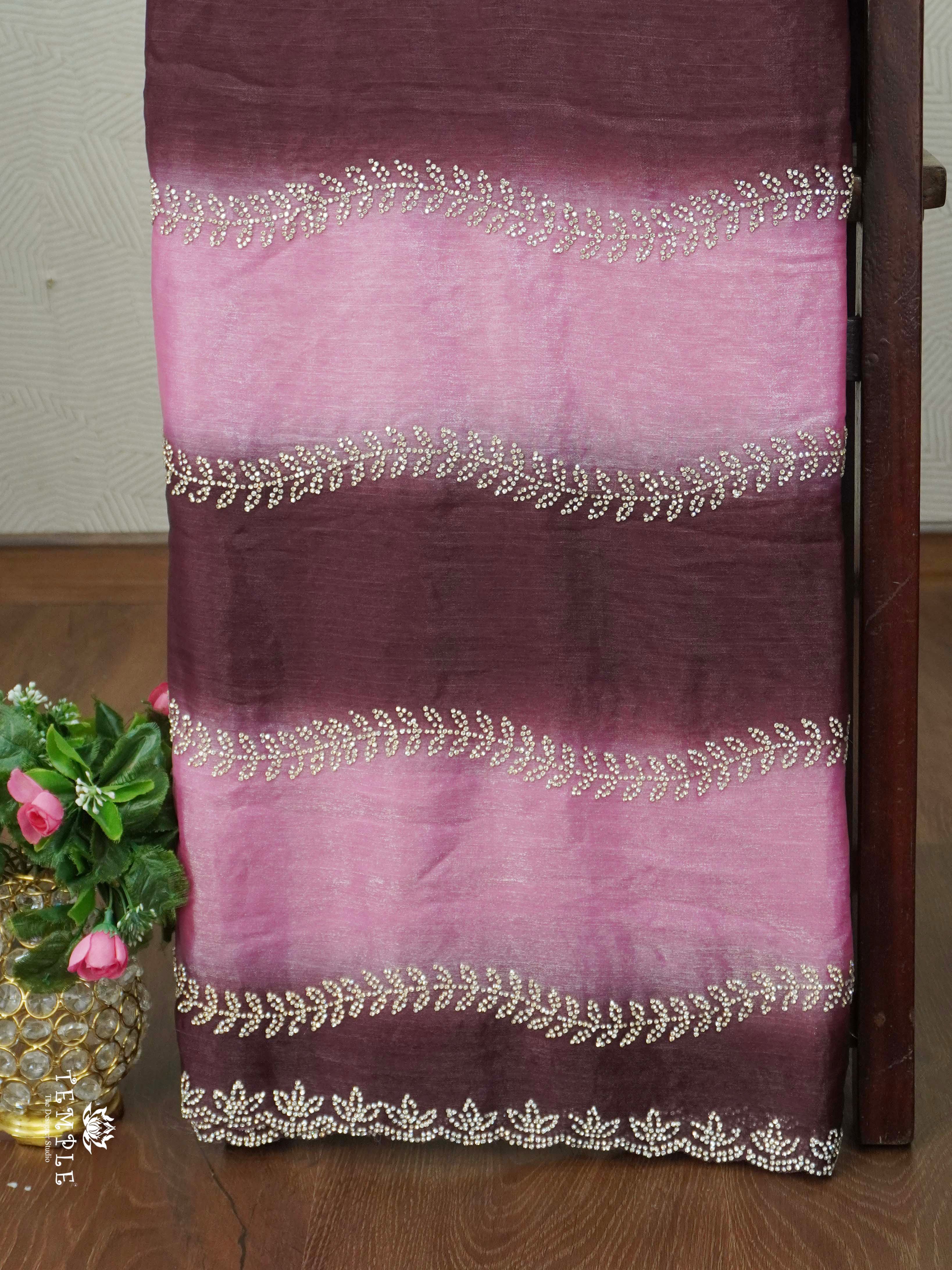 Designer Saree With Stone Work | TTDS2440