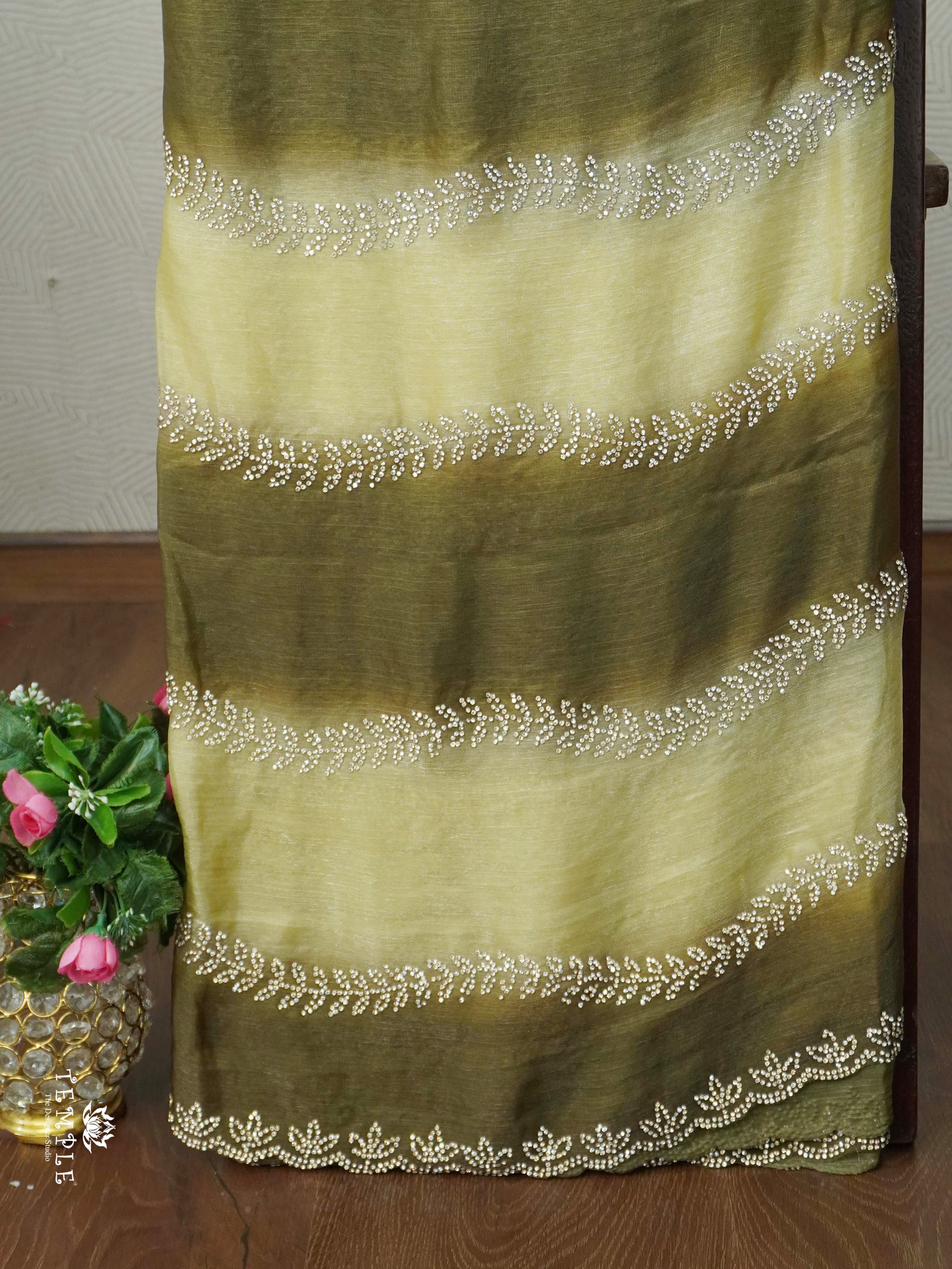 Designer Saree With Stone Work | TTDS2440