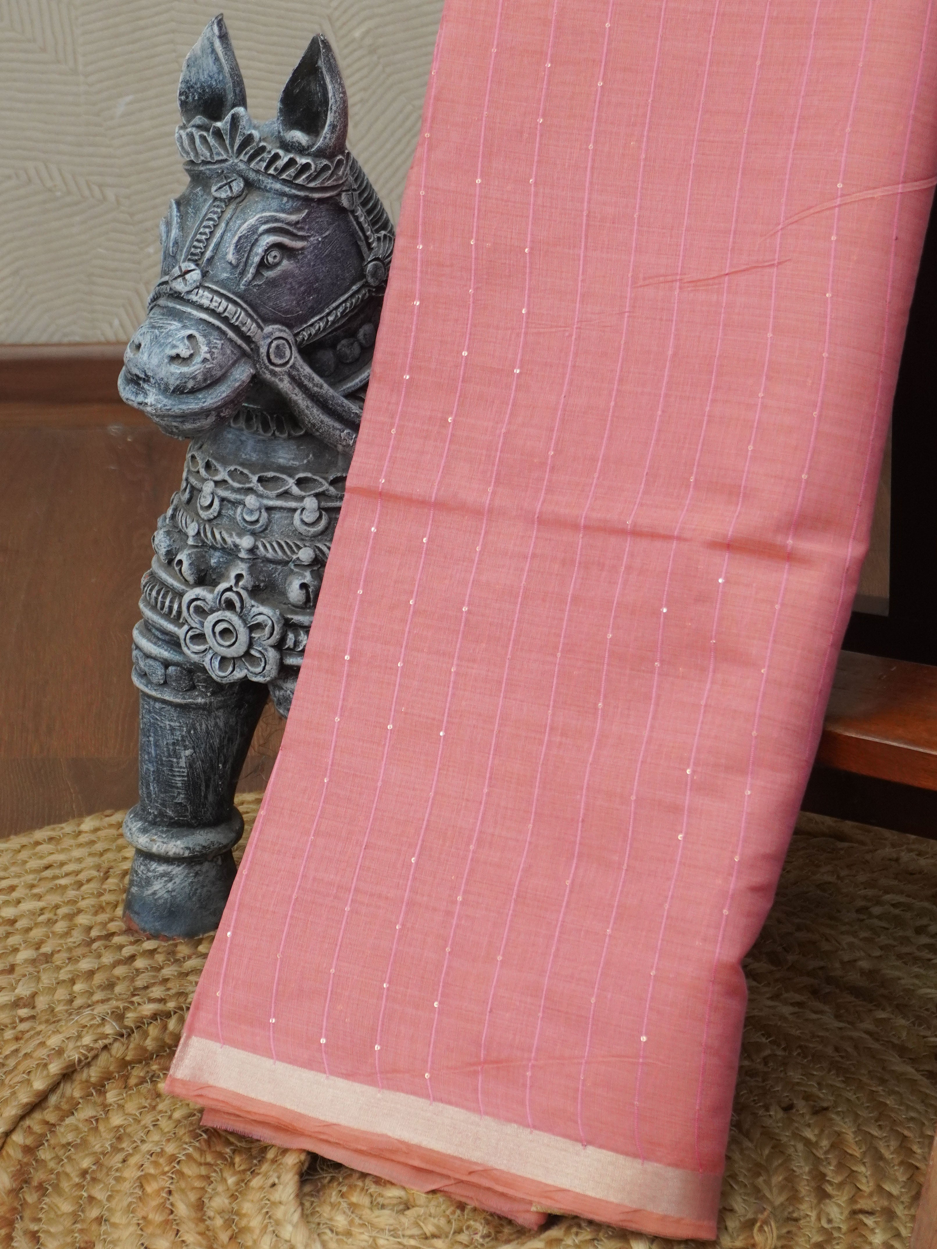 Chanderi Silk Saree | TTDS3360