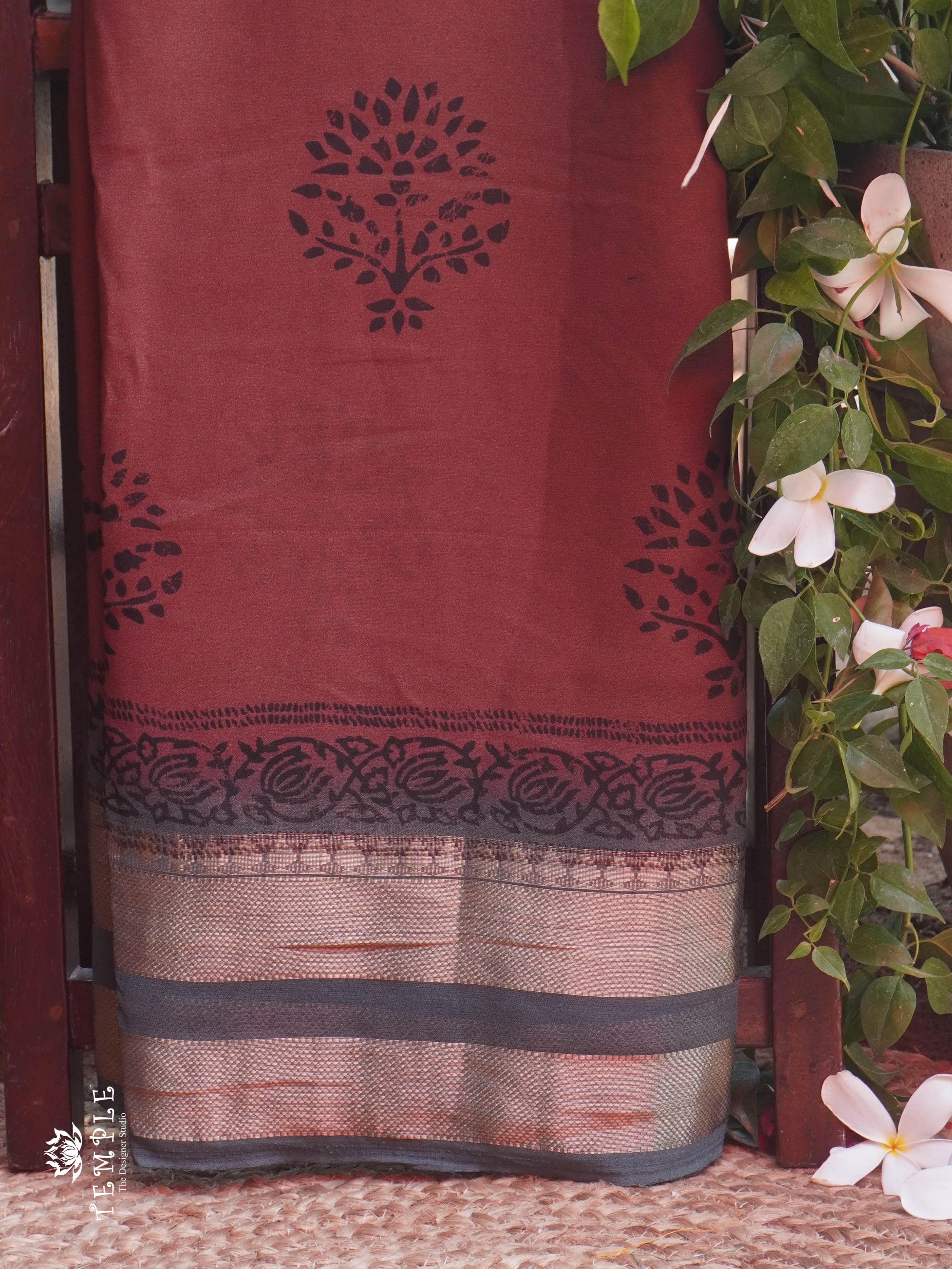 Marble Georgette Saree | TTDS1087