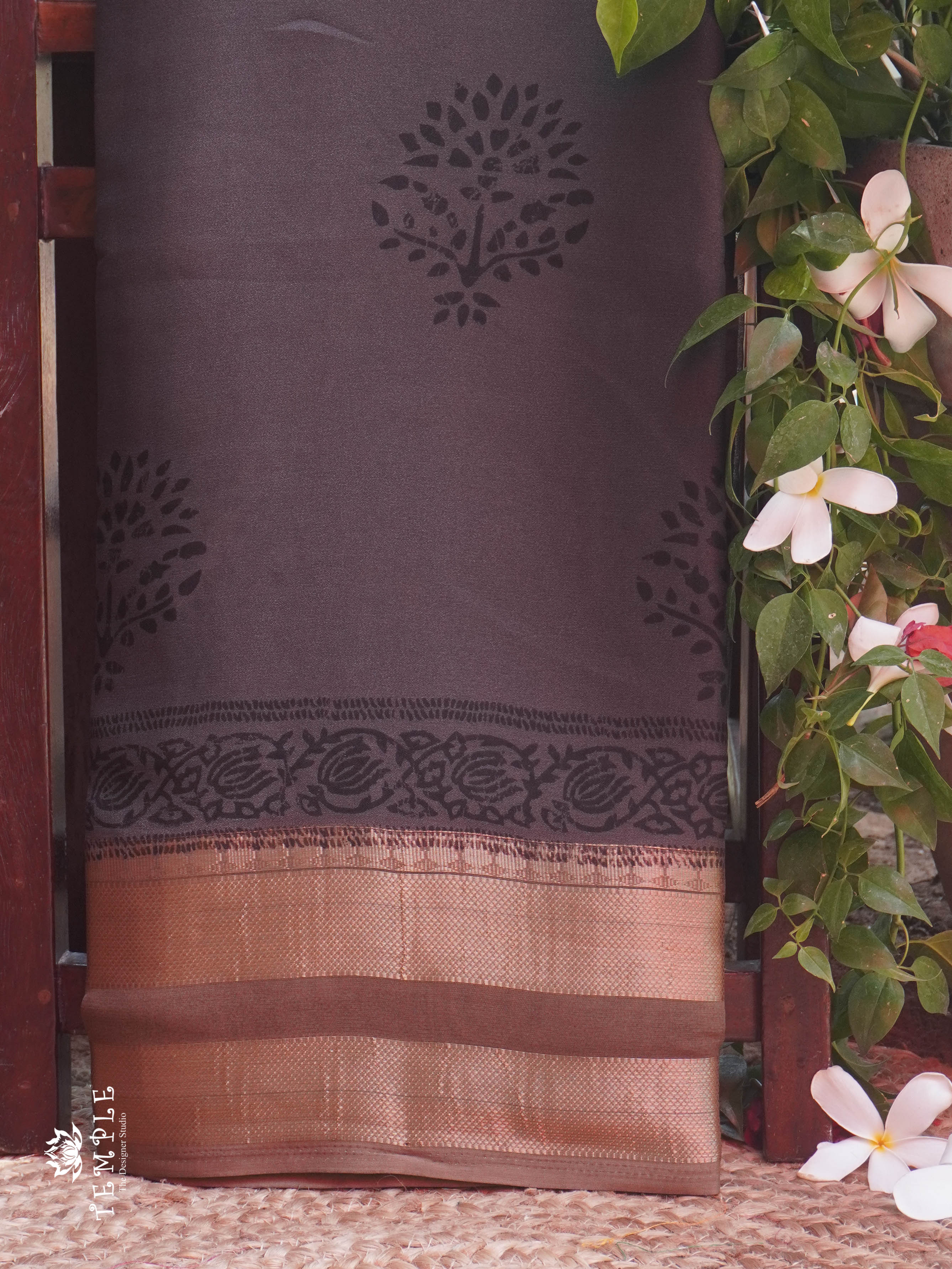 Marble Georgette Saree | TTDS1087