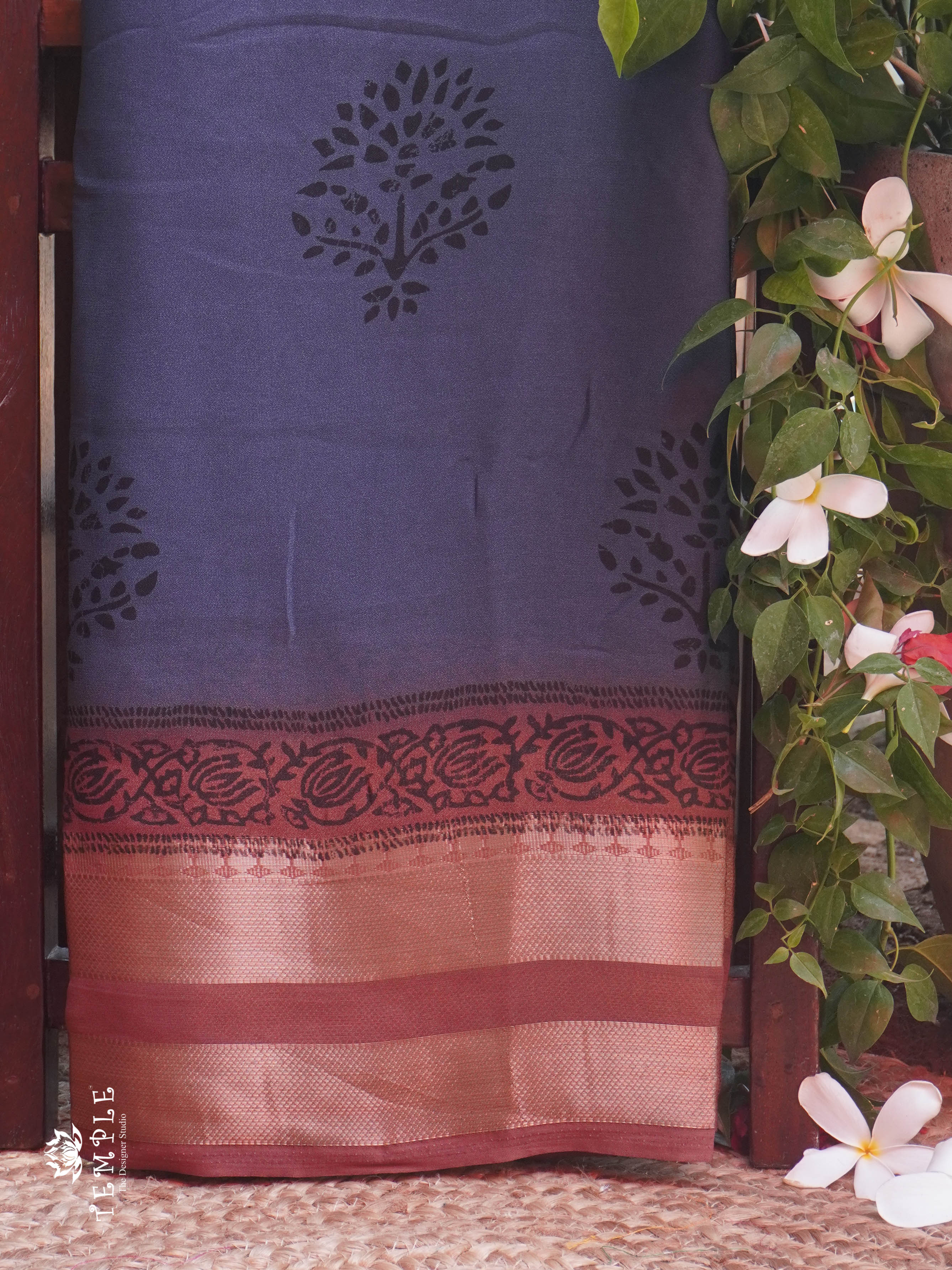 Marble Georgette Saree | TTDS1087