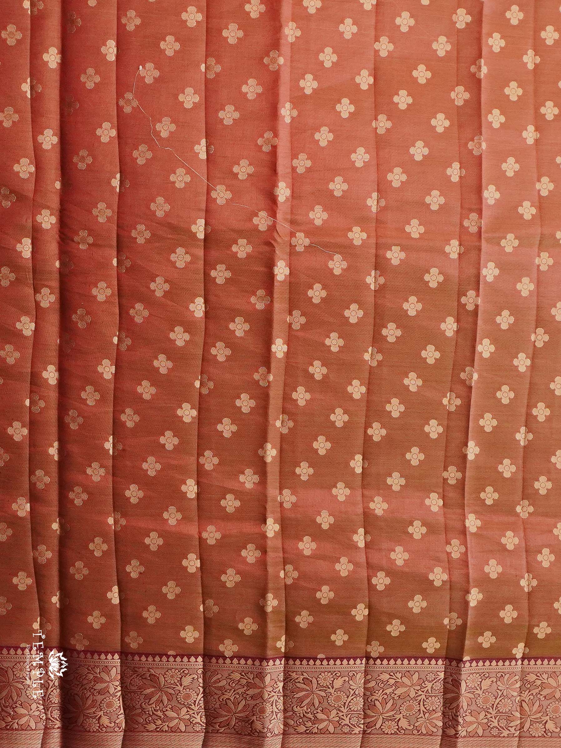 Tussar Silk Saree With Zari Woven Pattern | TTDS2014