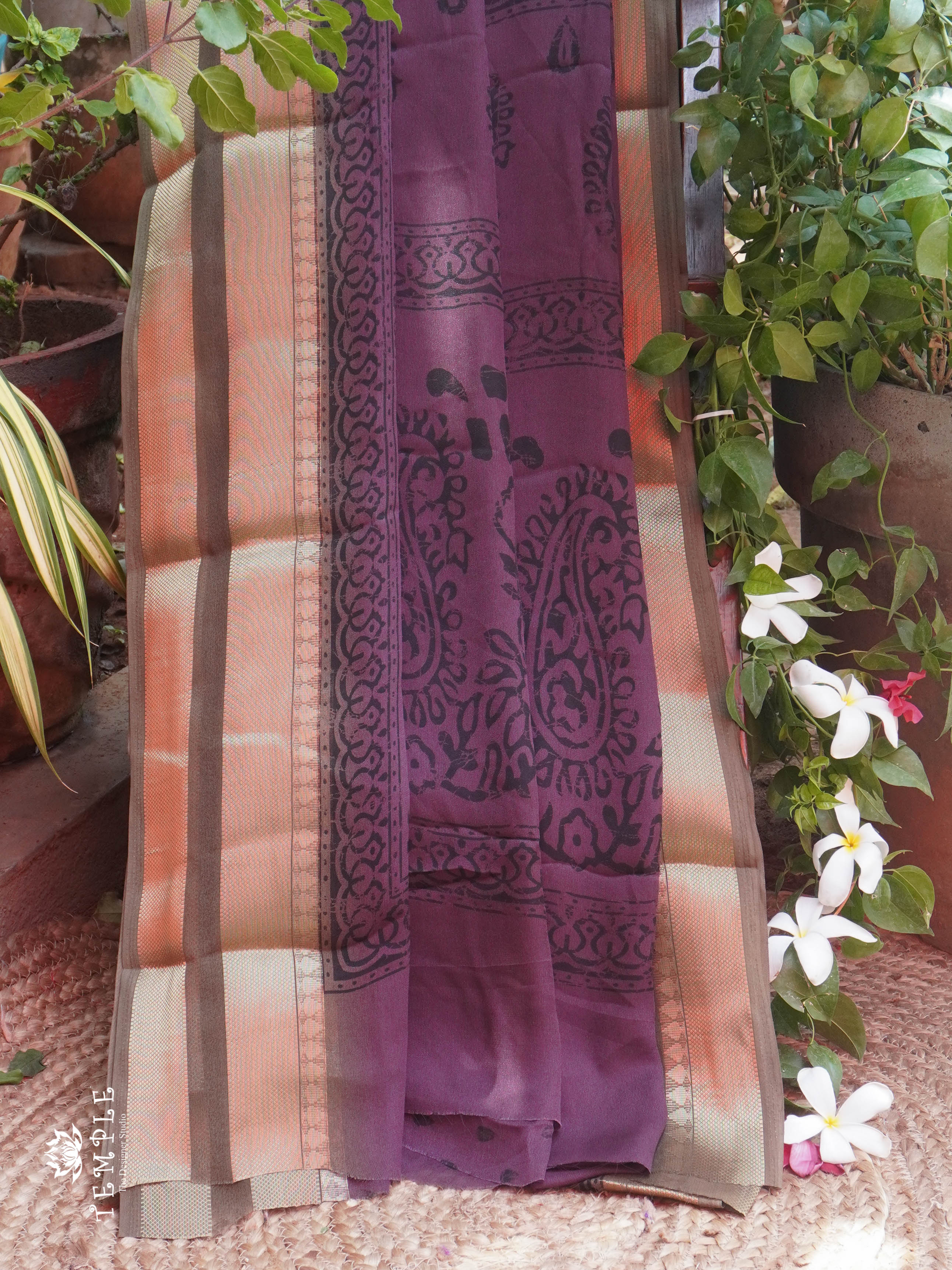 Marble Georgette Saree | TTDS1087