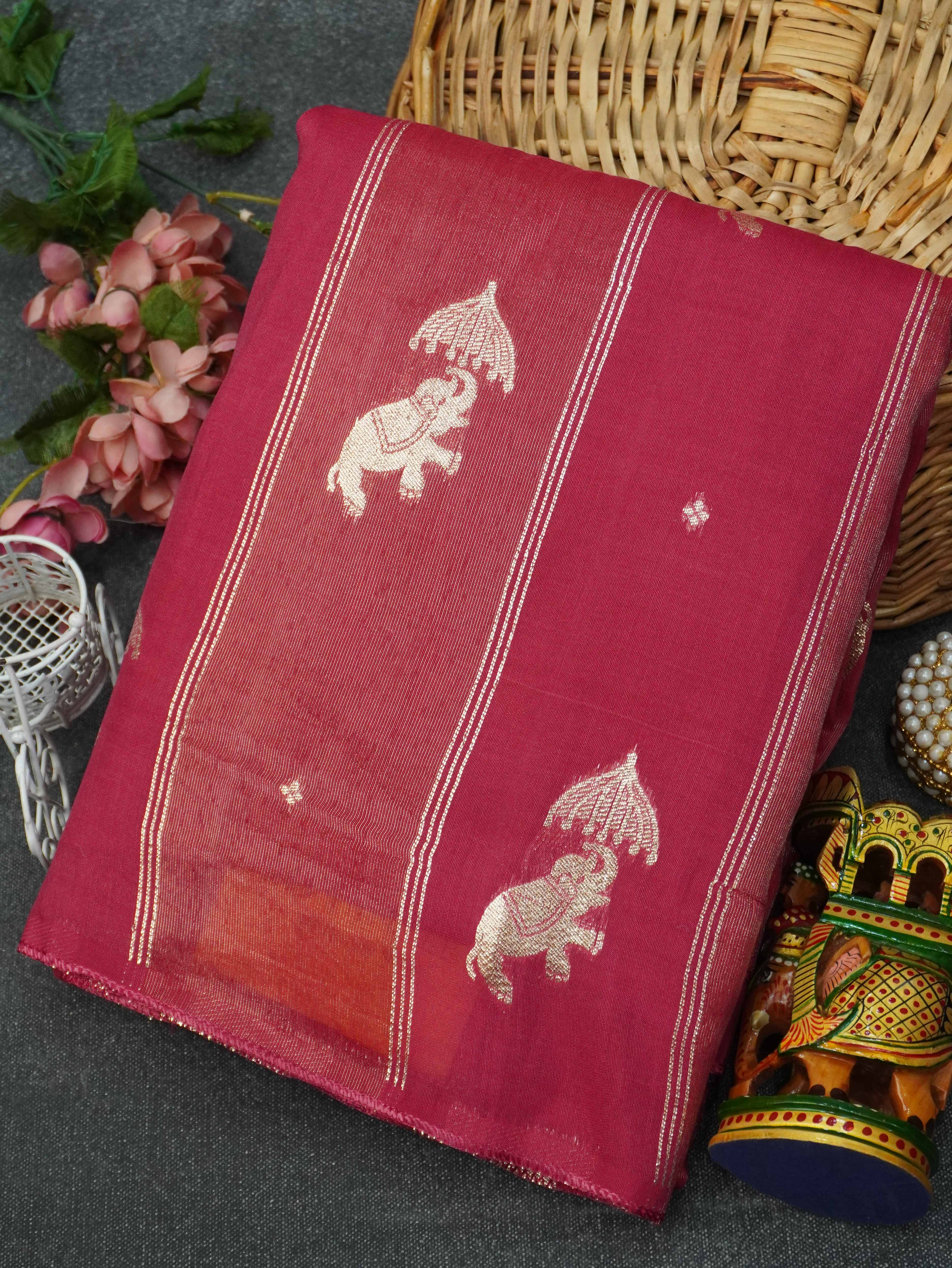 Viscose Georgette Saree | TTDS3161