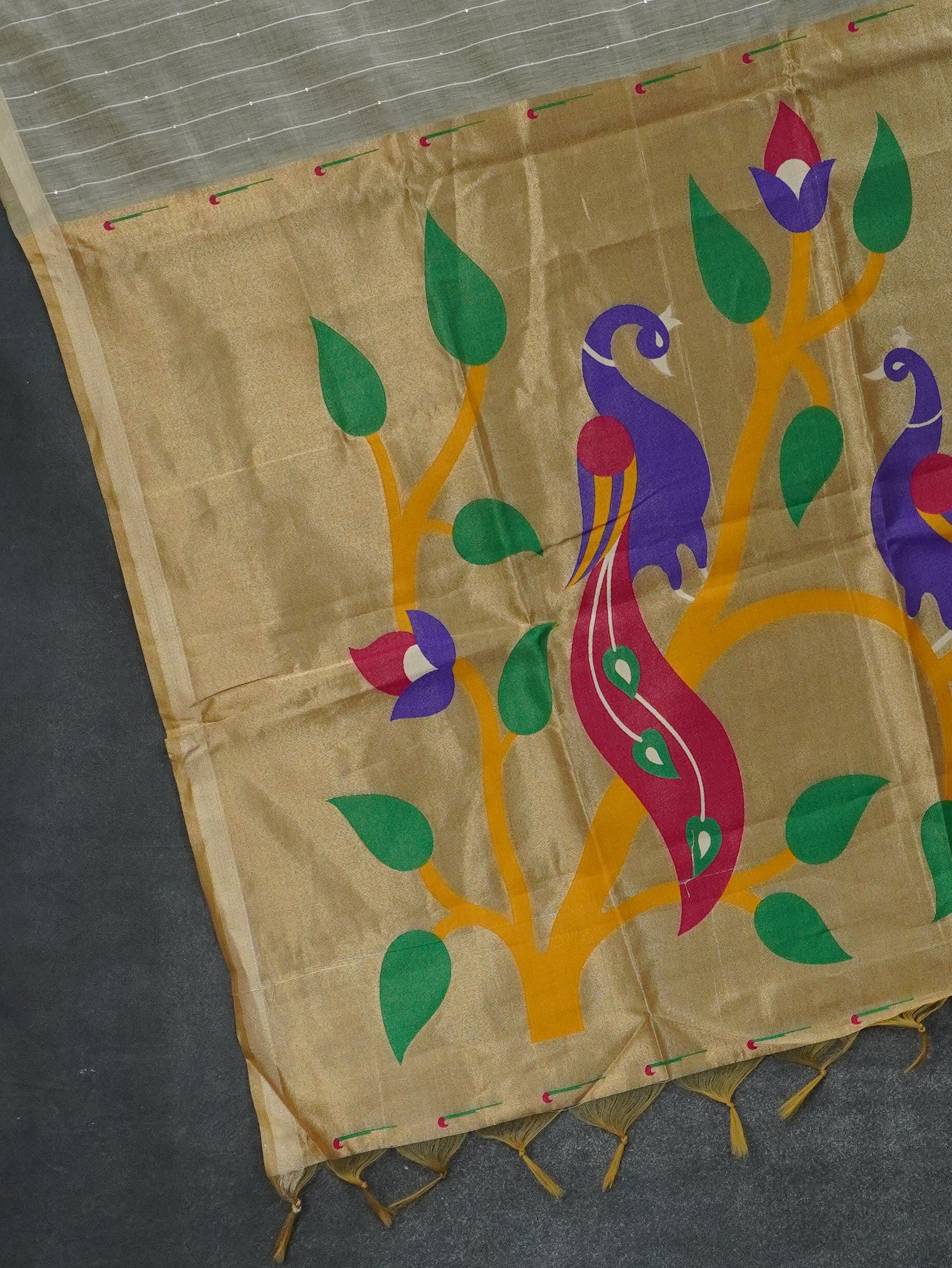 Chanderi Silk Saree | TTDS3360