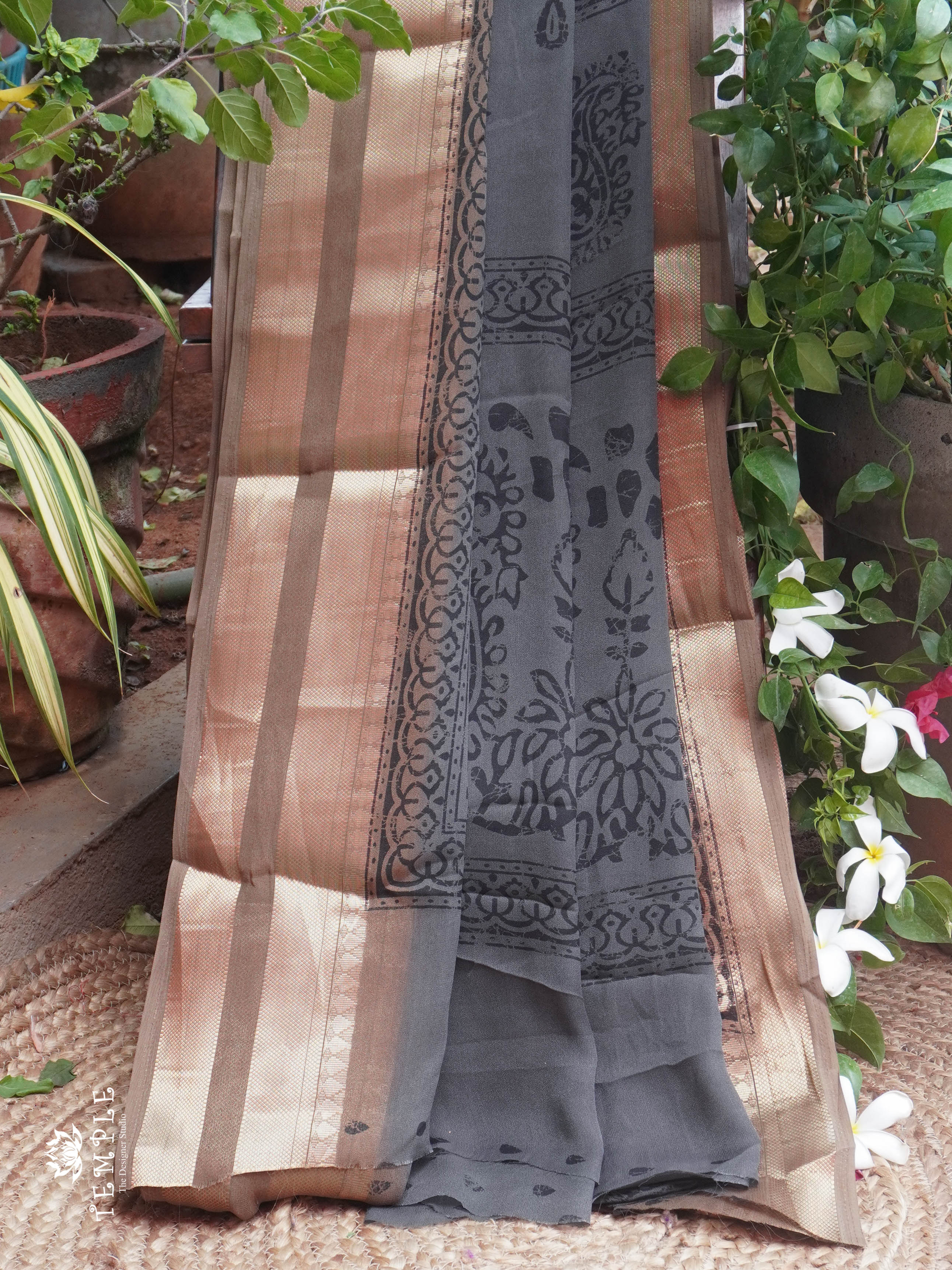 Marble Georgette Saree | TTDS1087