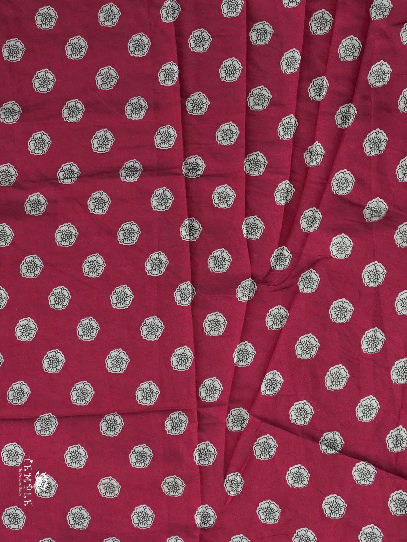 Mangalagiri Cotton Saree with Mirror Work | TTDS2438