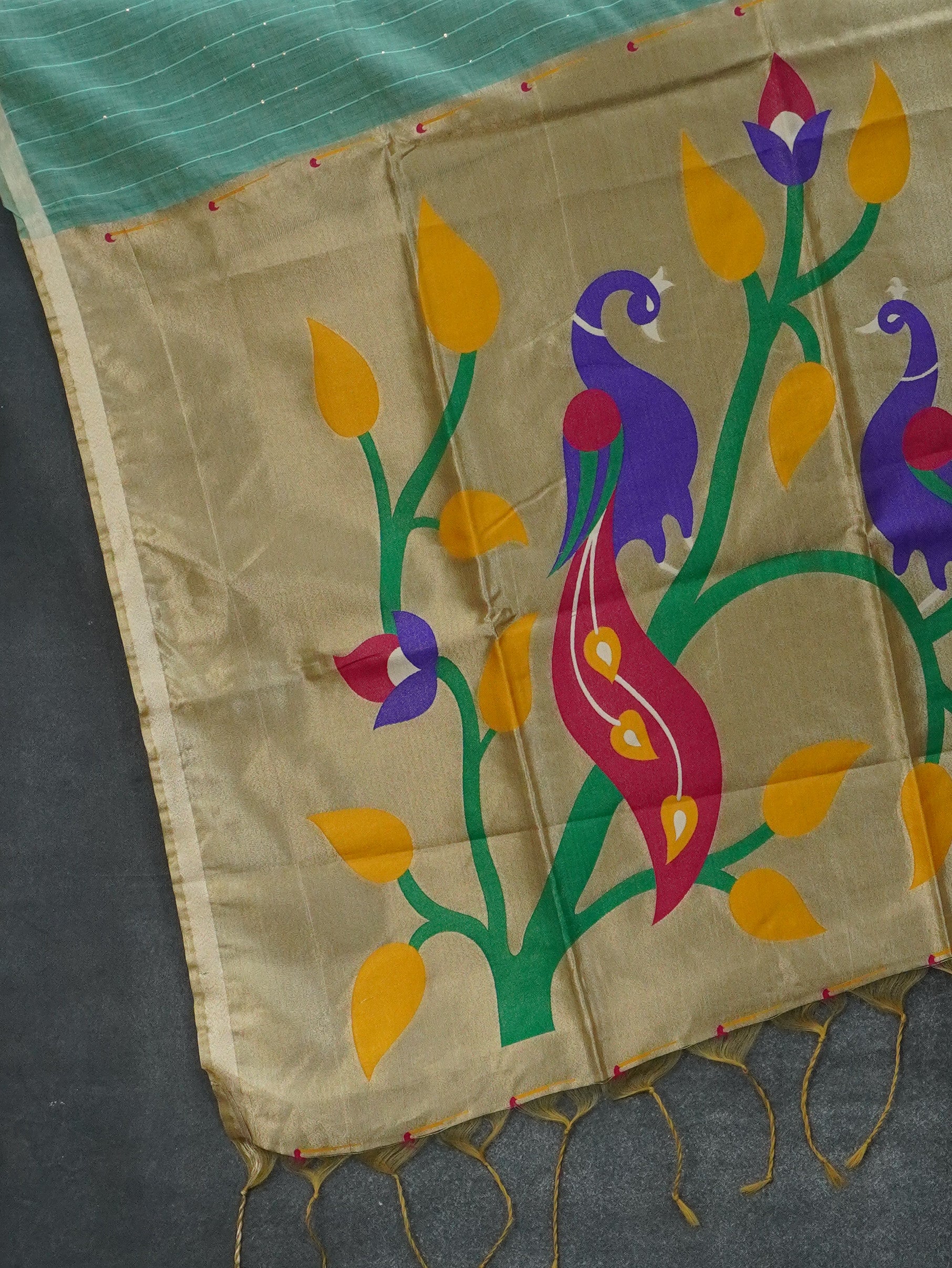 Chanderi Silk Saree | TTDS3360