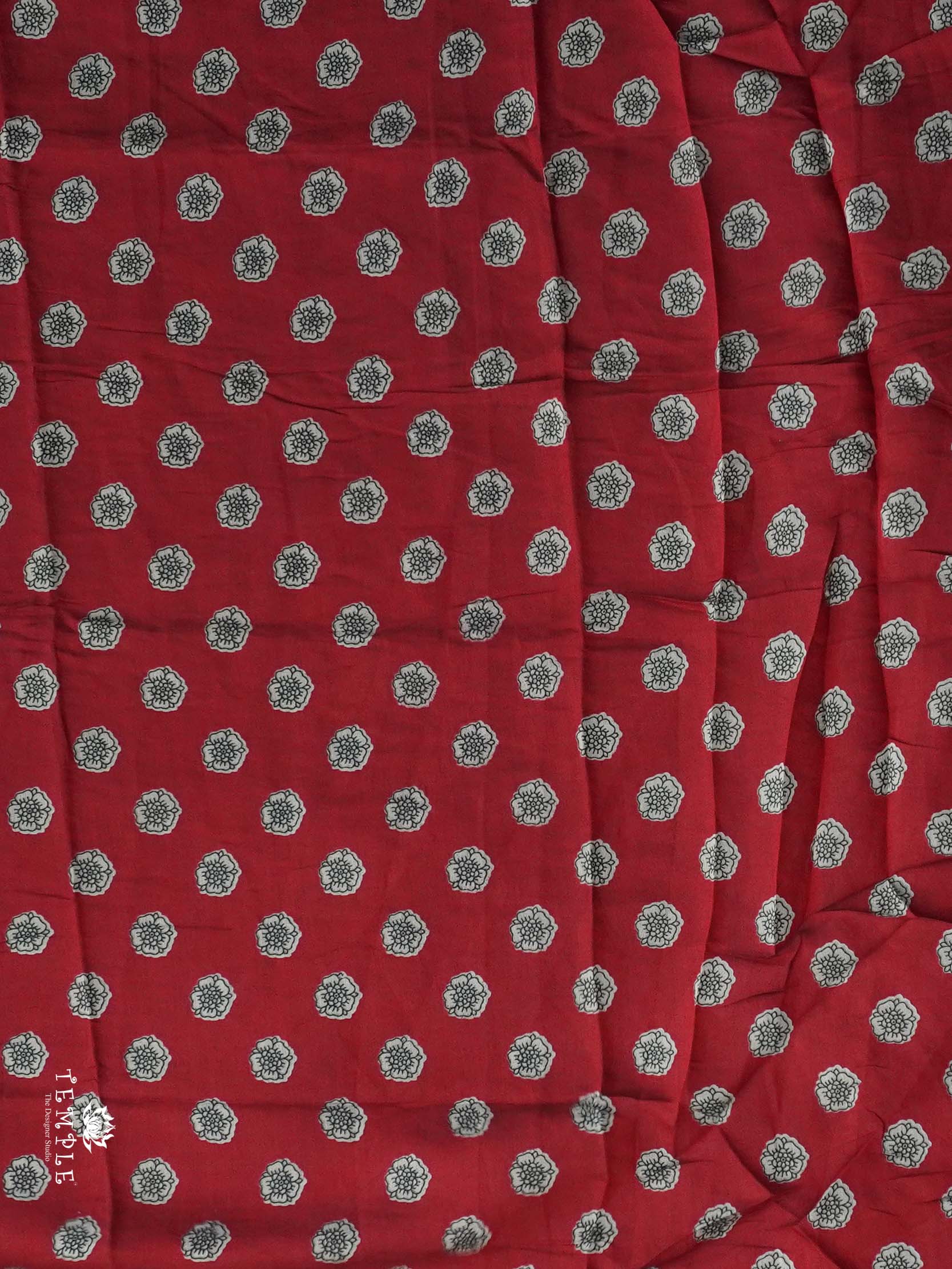 Mangalagiri Cotton Saree with Mirror Work | TTDS2438