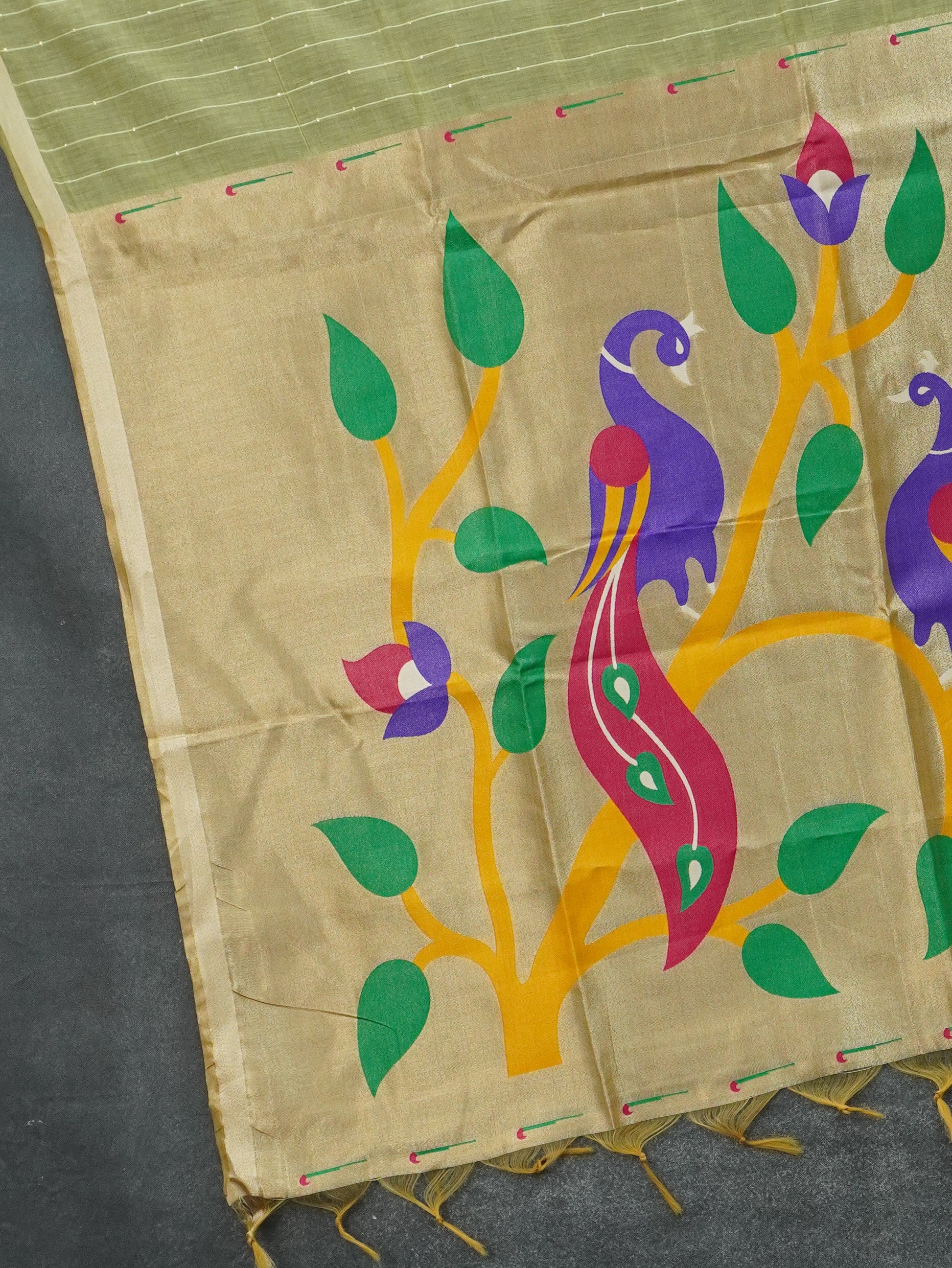 Chanderi Silk Saree | TTDS3360