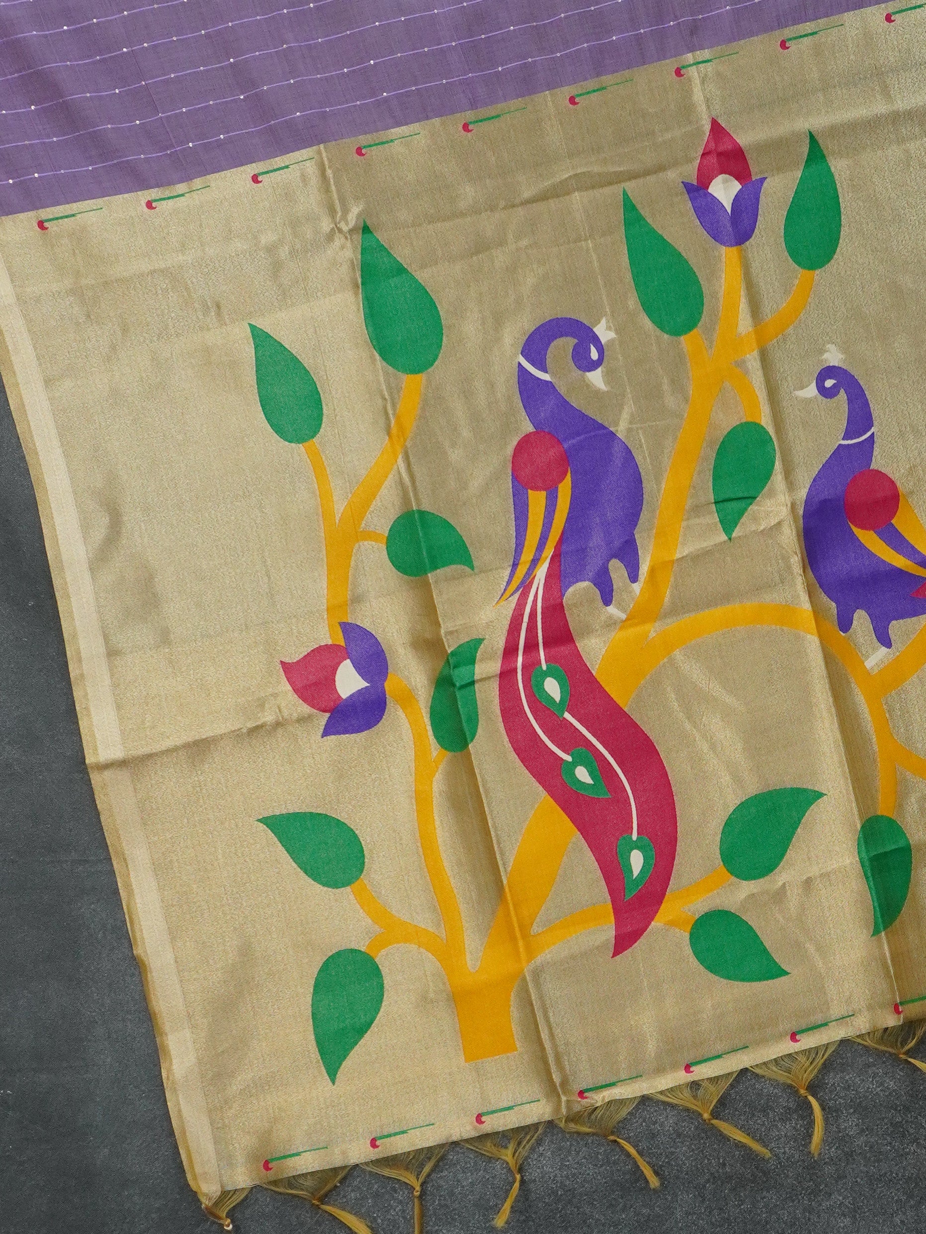 Chanderi Silk Saree | TTDS3360