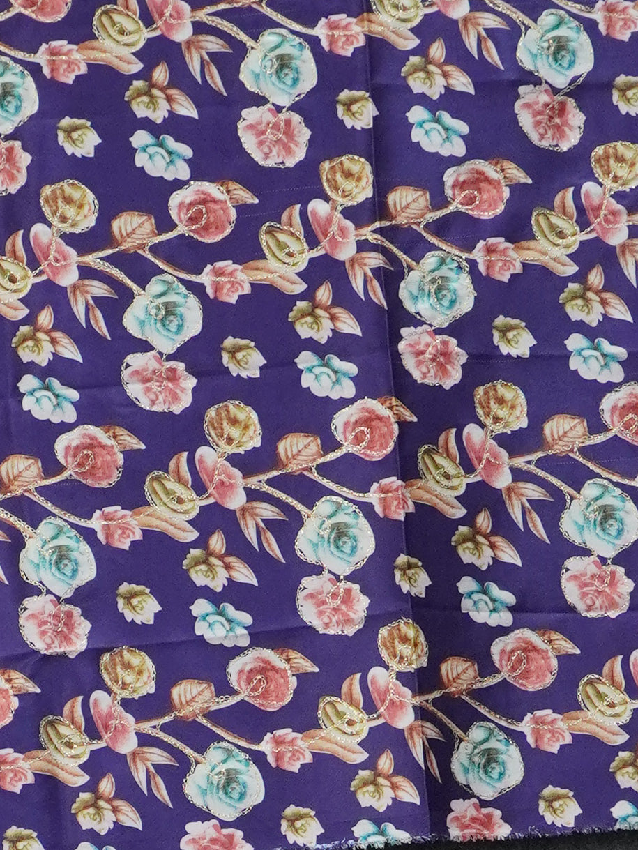 Fancy Saree With Satin Border | TTDS3361
