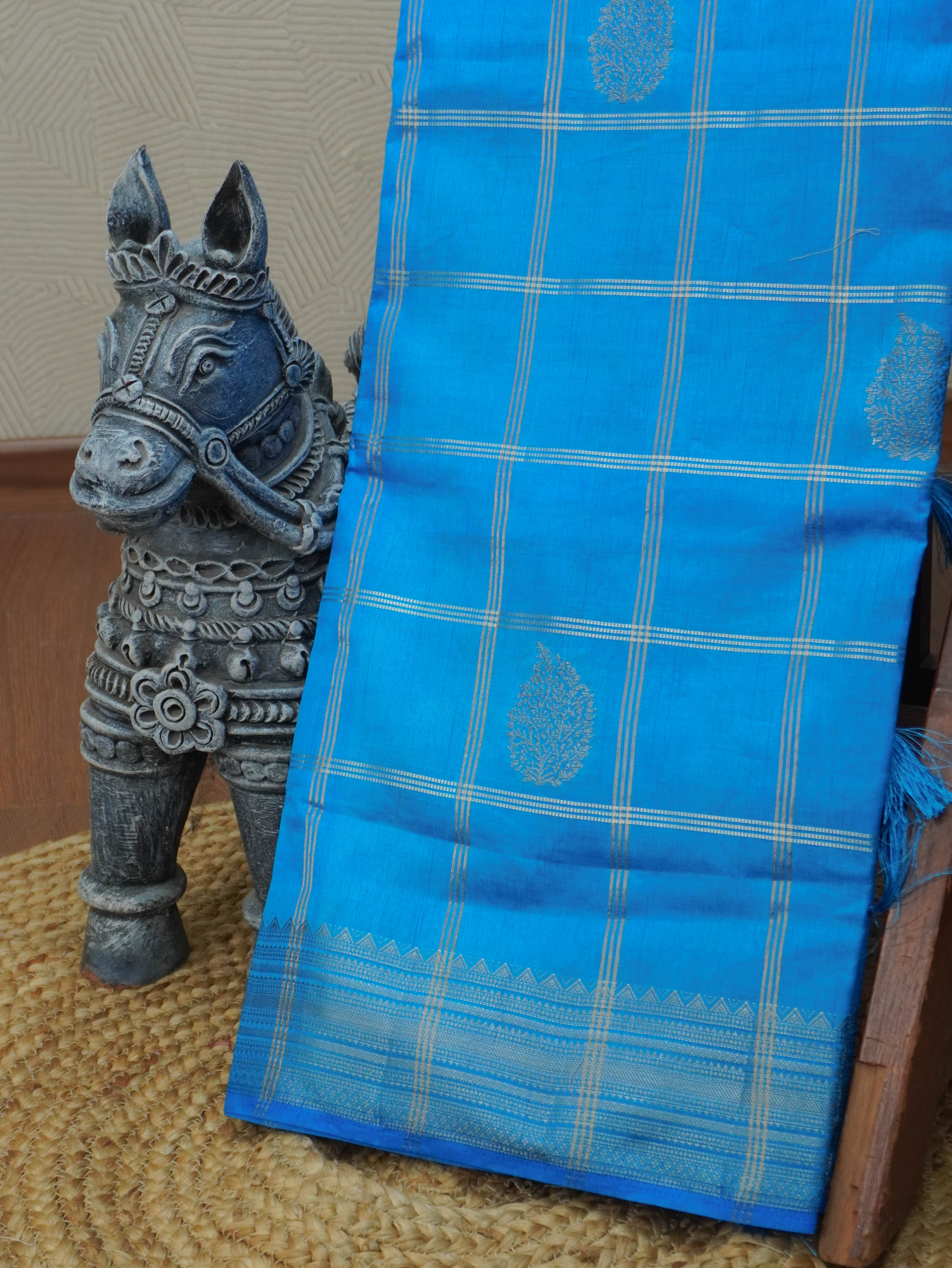 Semi Tussar Silk Saree | TTDS3363