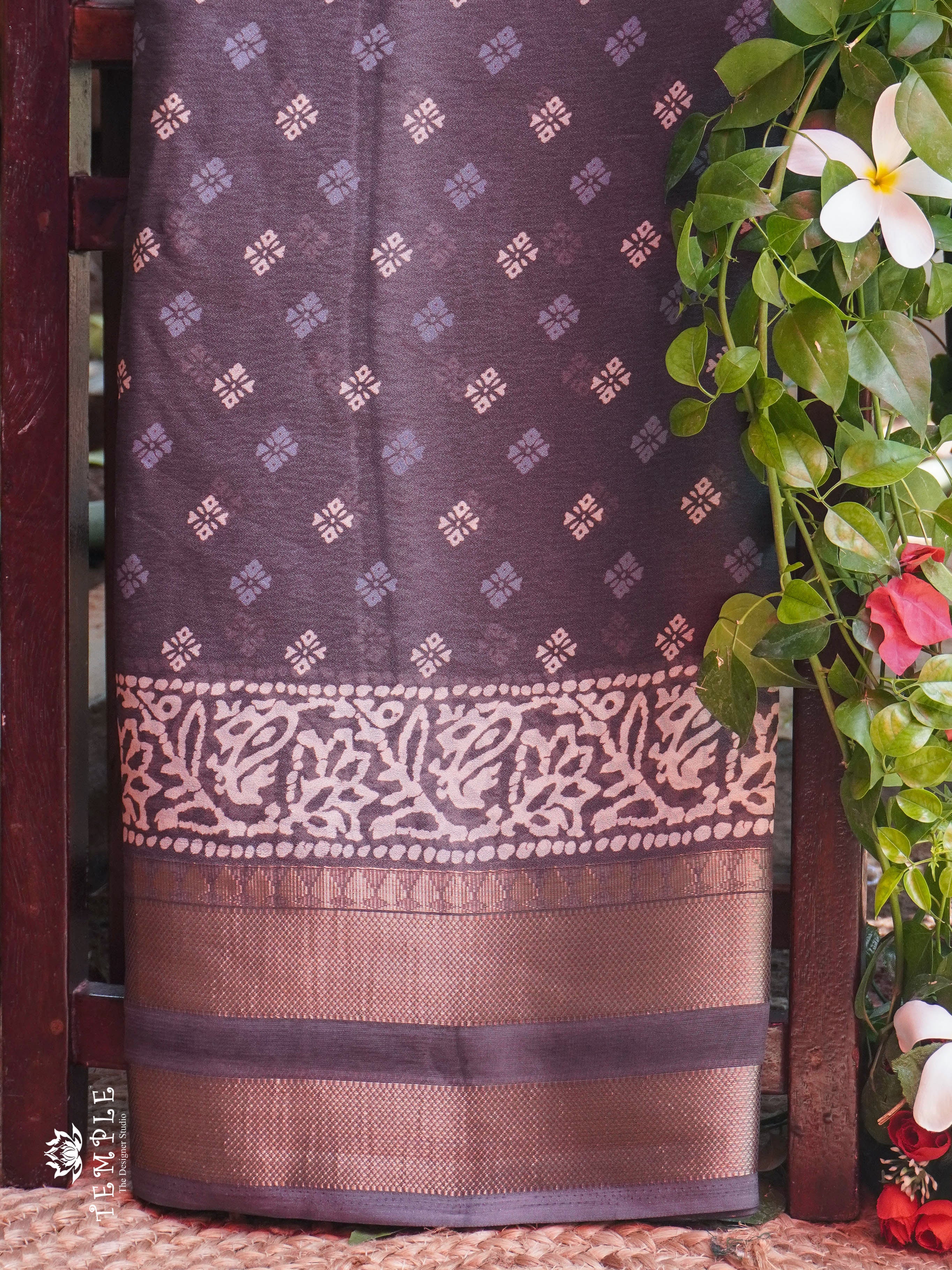 Marble Georgette Saree | TTDS1092