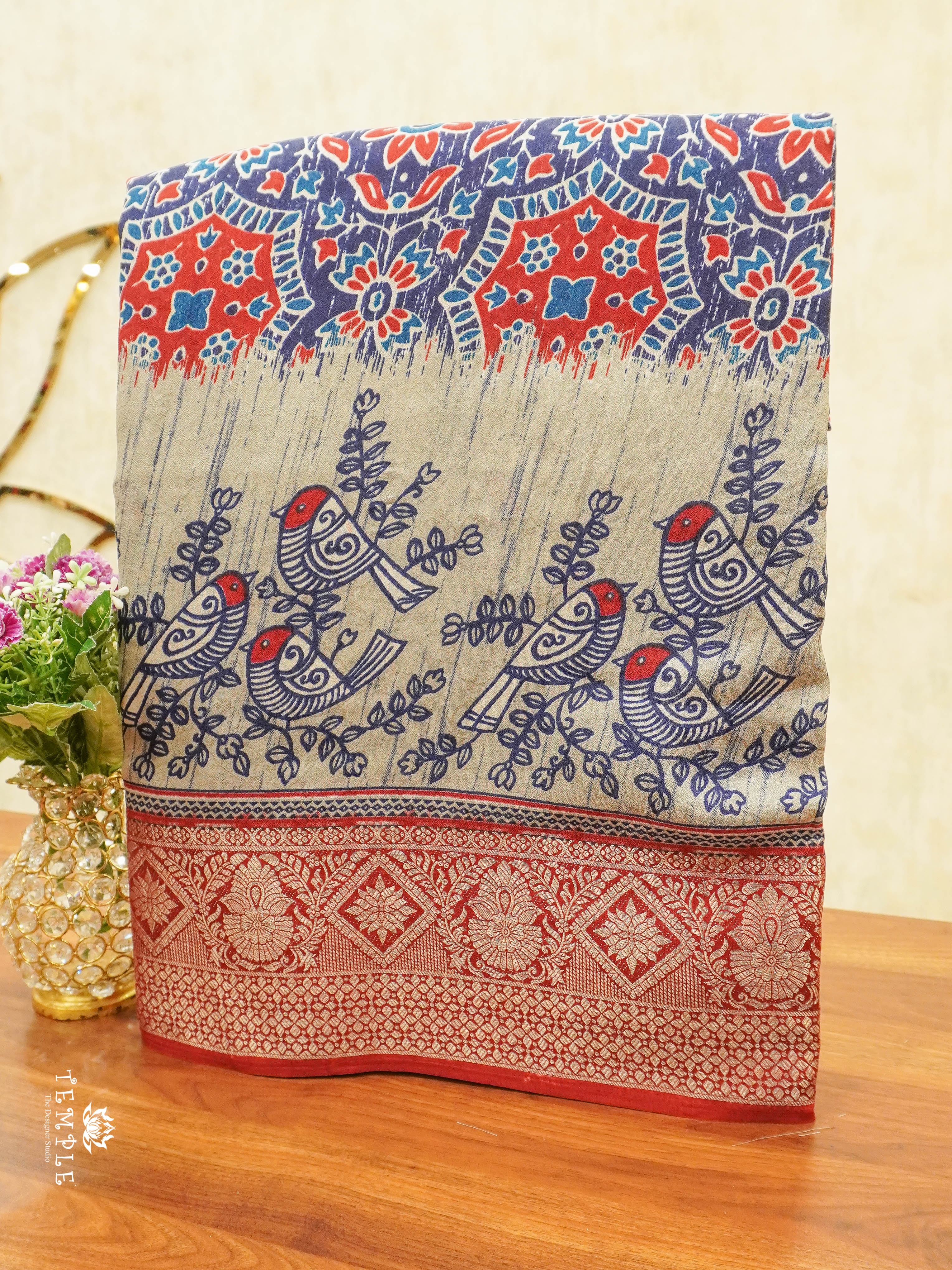 Printed Georgette Saree | TTDS1486